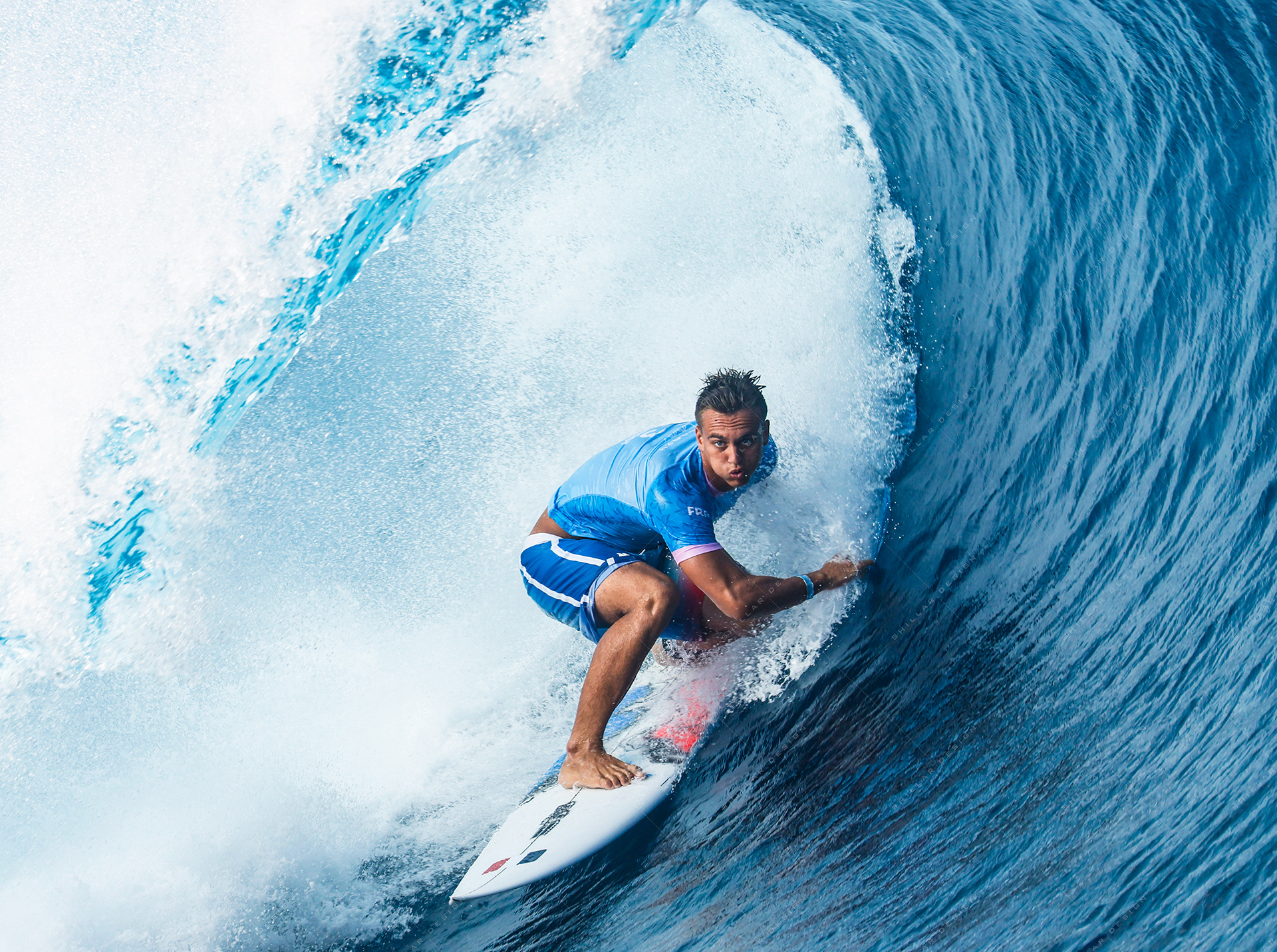 Kauli Vaast of France, round 3 heat, July 29, 2024