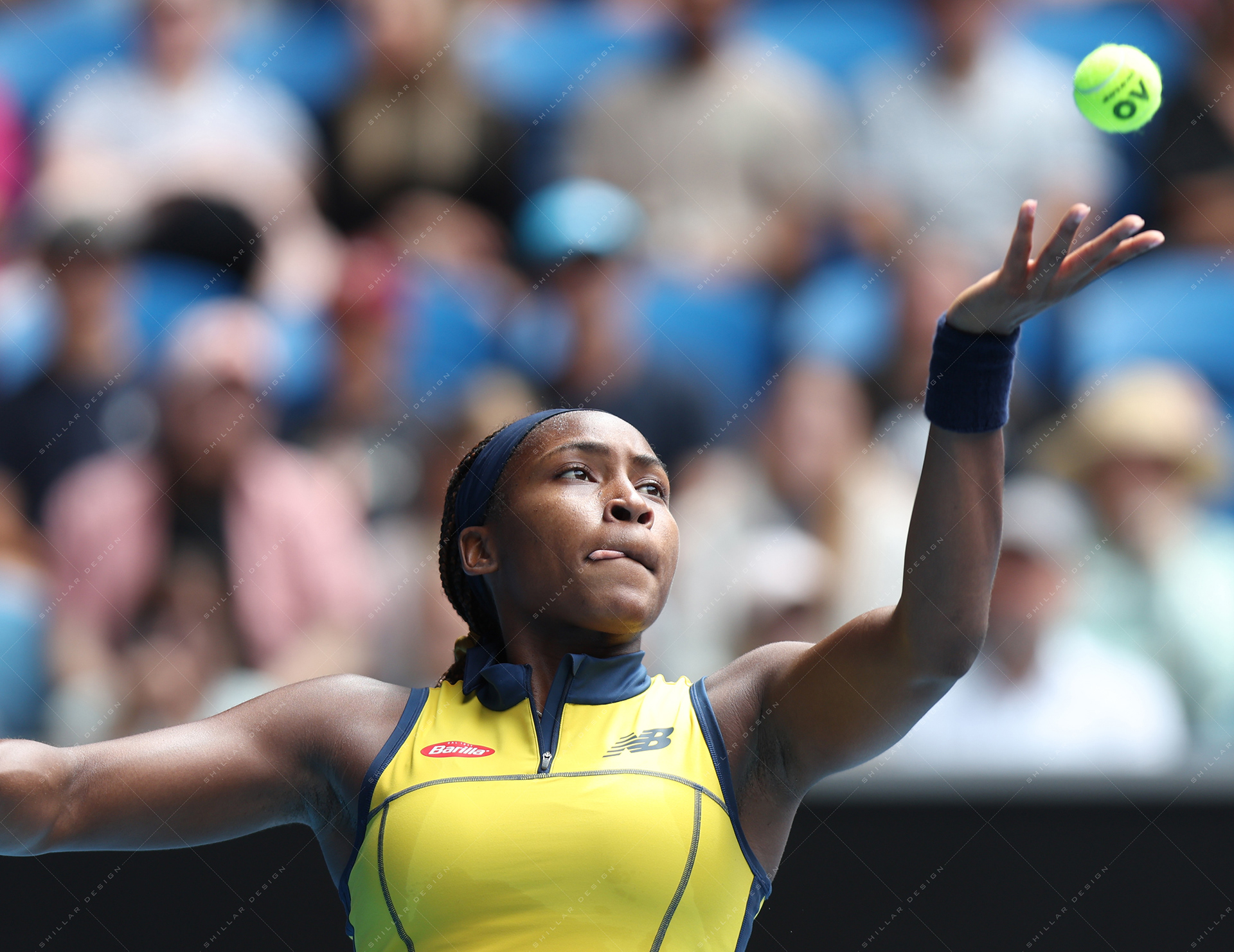 Coco Gauff of the United States, 3rd round, Jan. 19, 2024