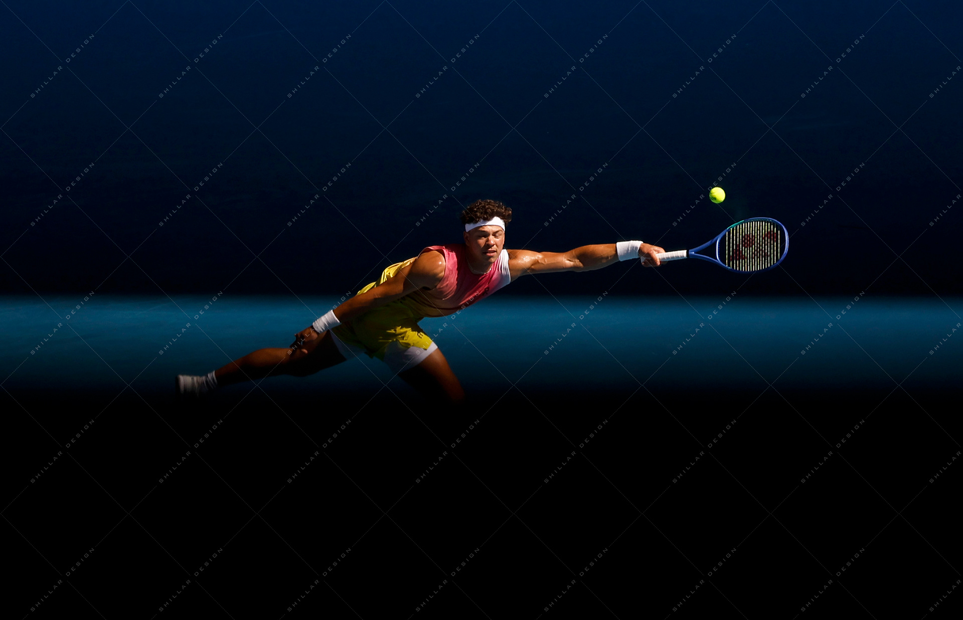 Ben Shelton of the United States, quarterfinal, Jan. 22, 2025