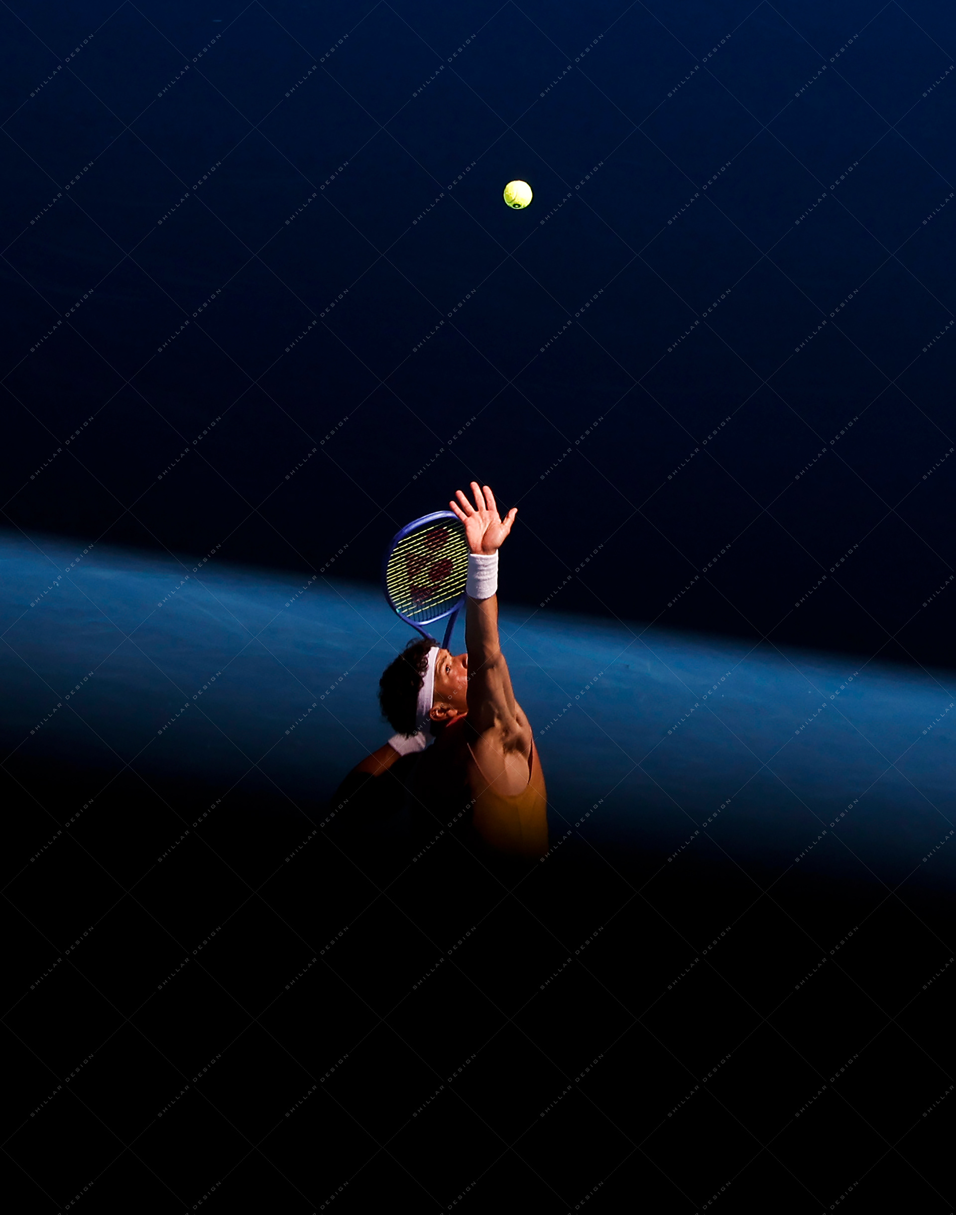 Ben Shelton of the United States, quarterfinal, Jan. 22, 2025