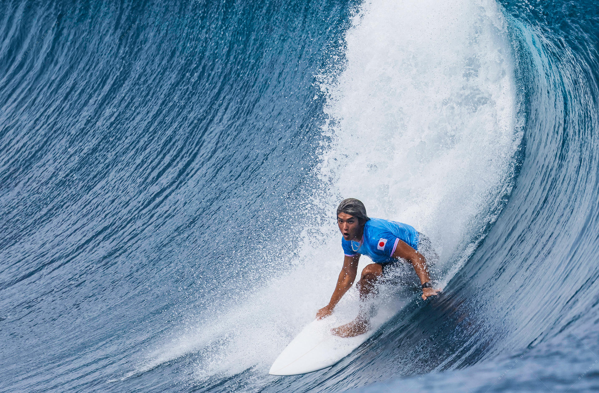 Kanoa Igarashi of Japan, round 3 heat, July 29, 2024