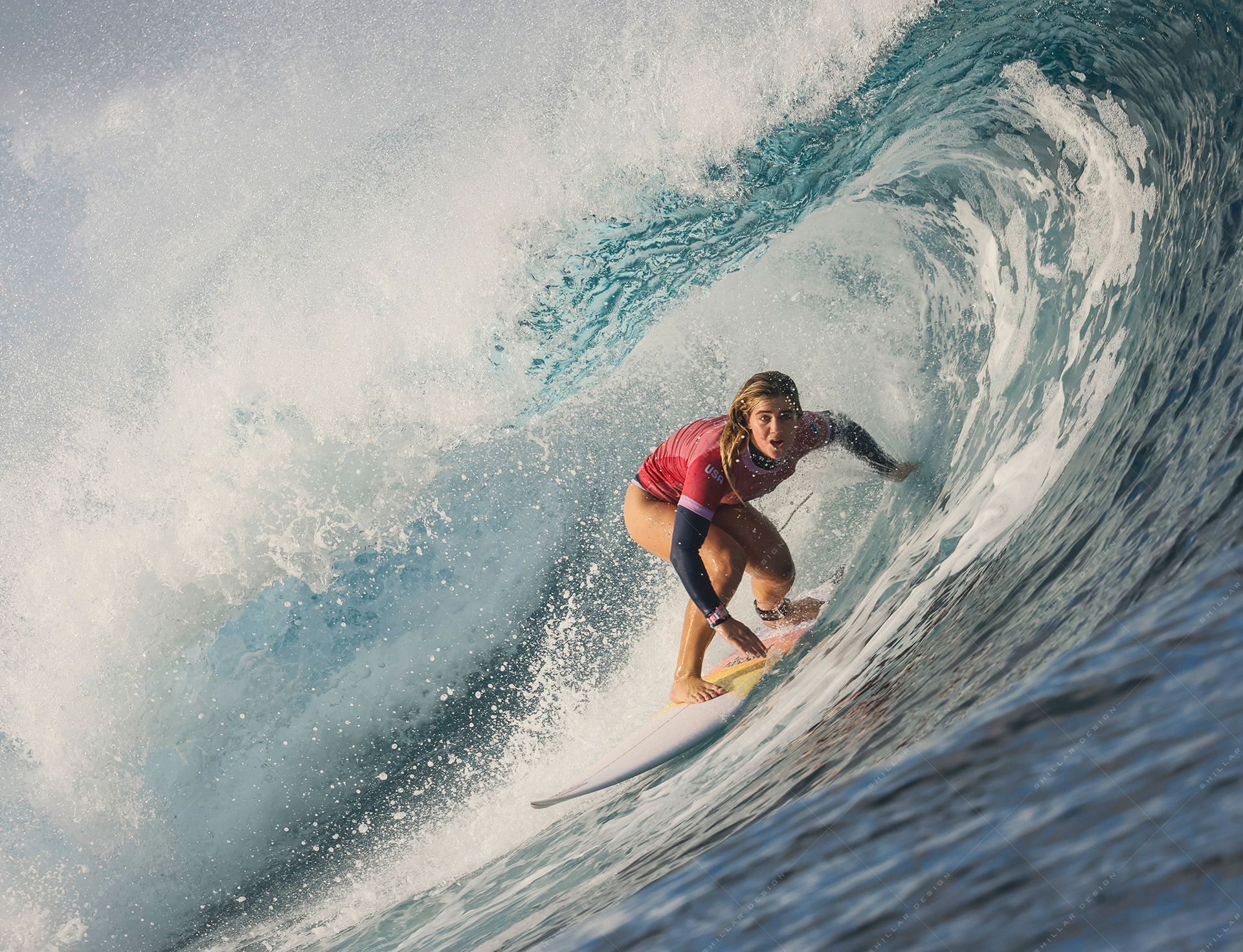 Caroline Marks the United States, round 3 heat, Aug. 1, 2024
