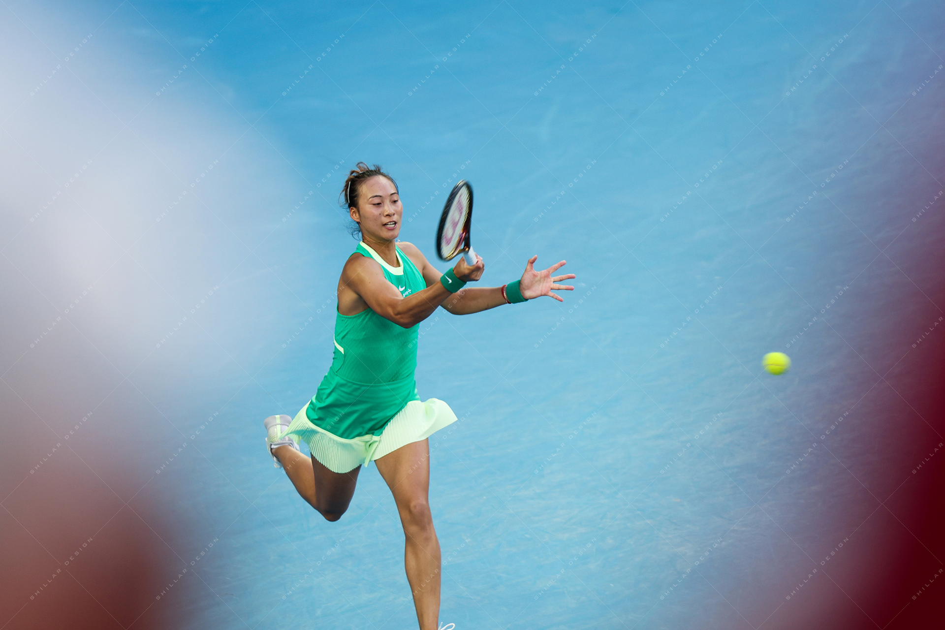 Zheng Qinwen of China, quarterfinal, Jan. 24, 2024