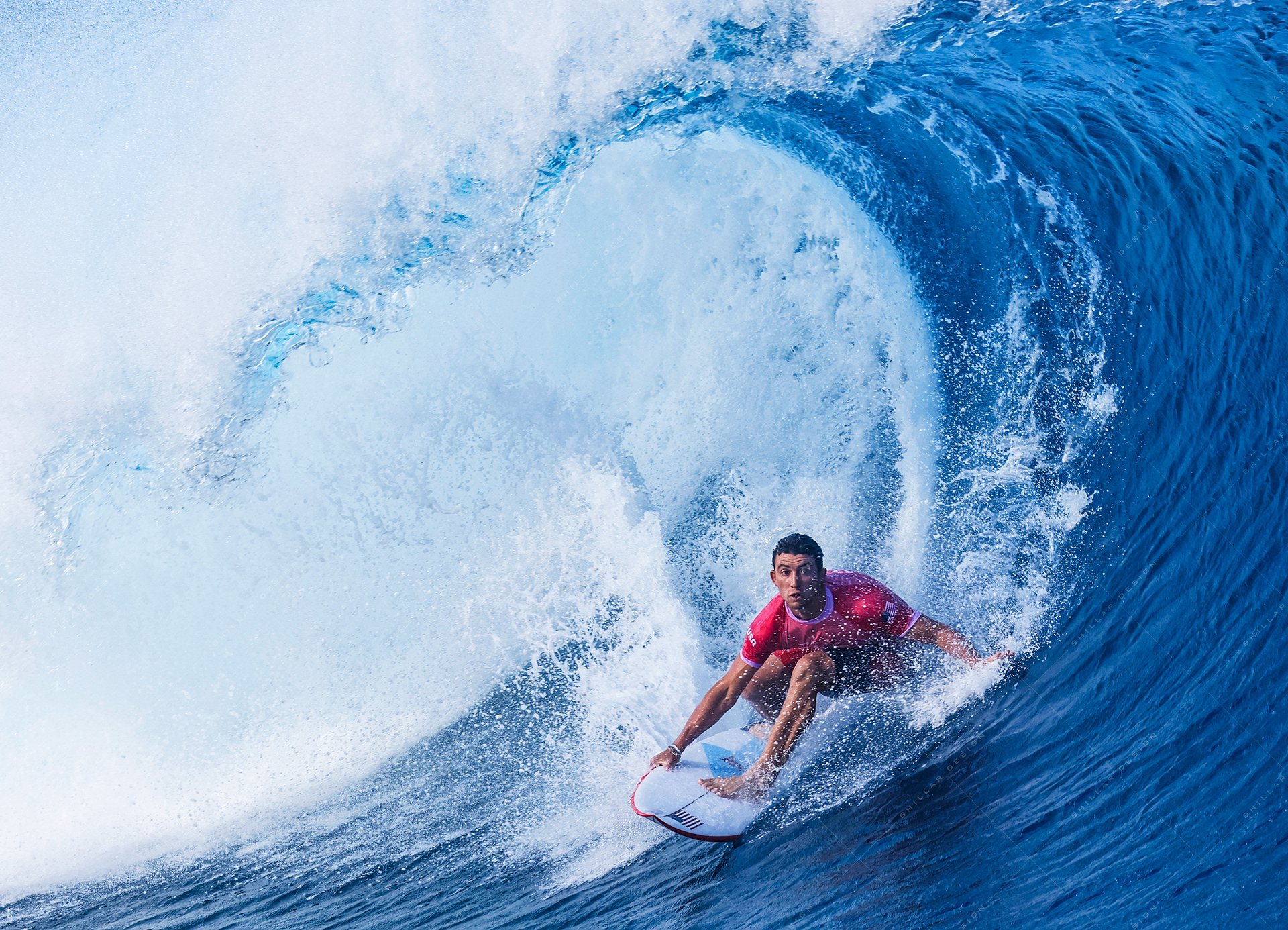 Griffin Colapinto of the United States, round 3 heat, July 29, 2024