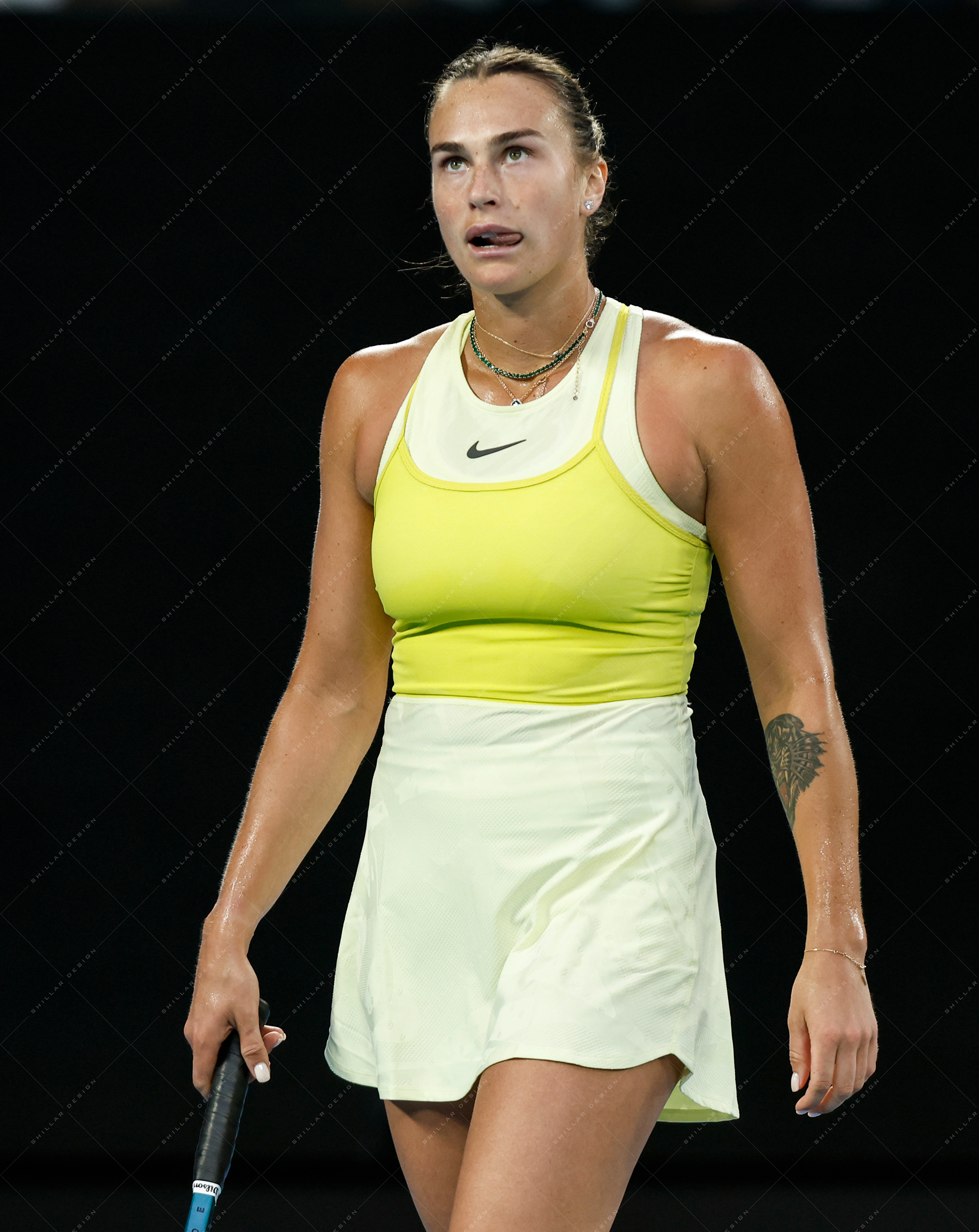 Aryna Sabalenka of Belarus, semifinal, Jan. 23, 2025