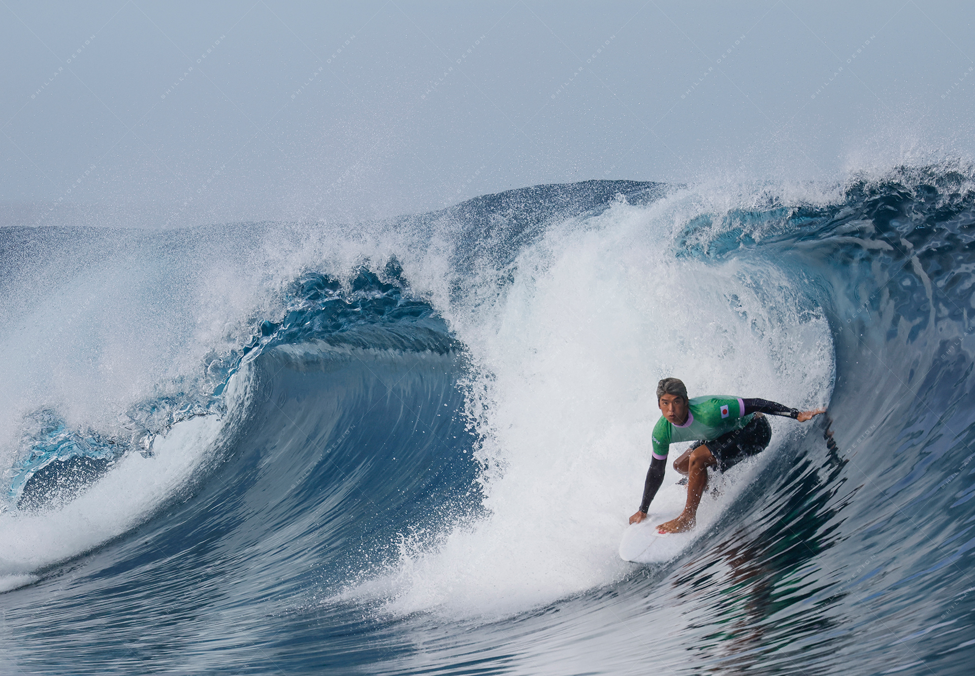 Kanoa Igarashi of Japan, round 1 heat, July 27, 2024