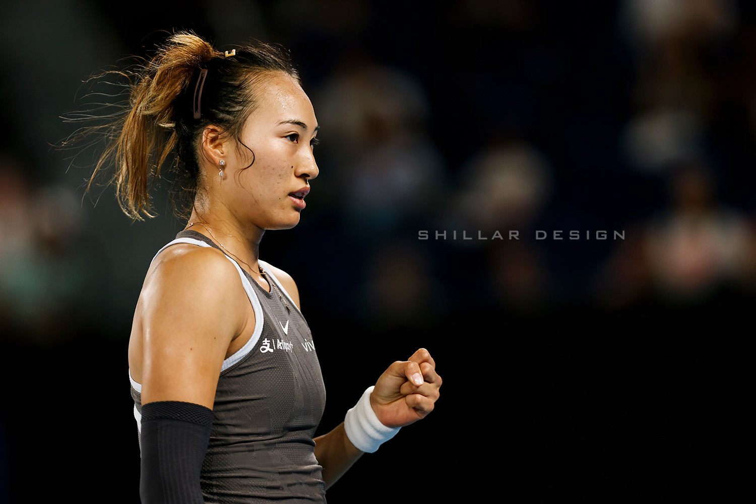 Zheng Qinwen of China, 1st round, Jan. 12, 2025
