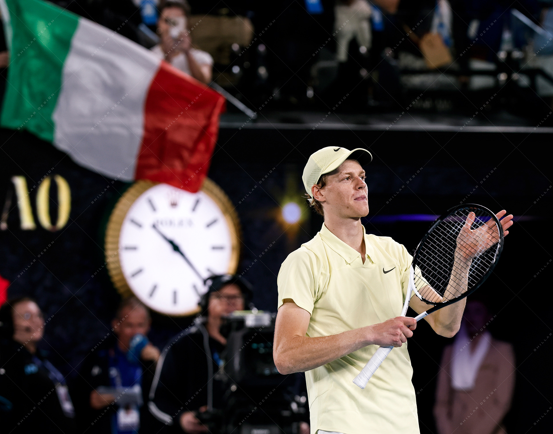 Jannik Sinner of Italy, semifinal, Jan. 24, 2025