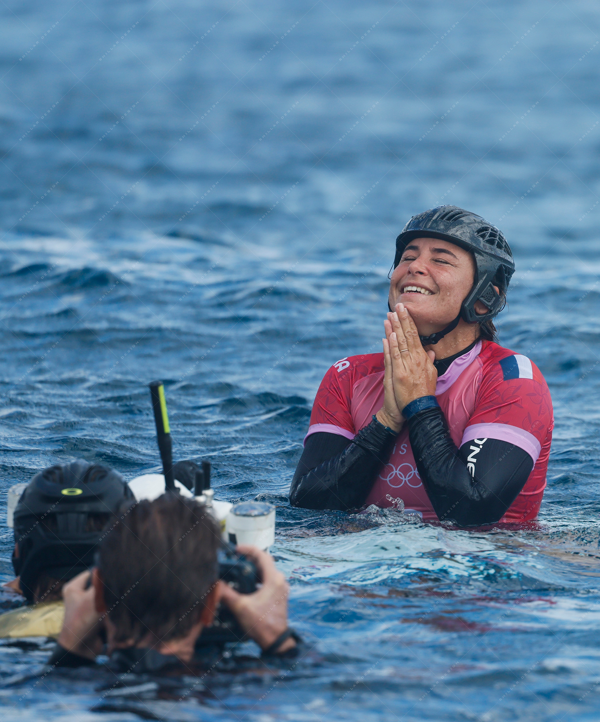 Johanne Defay of France, after women's bronze medal match, Aug. 5, 2024