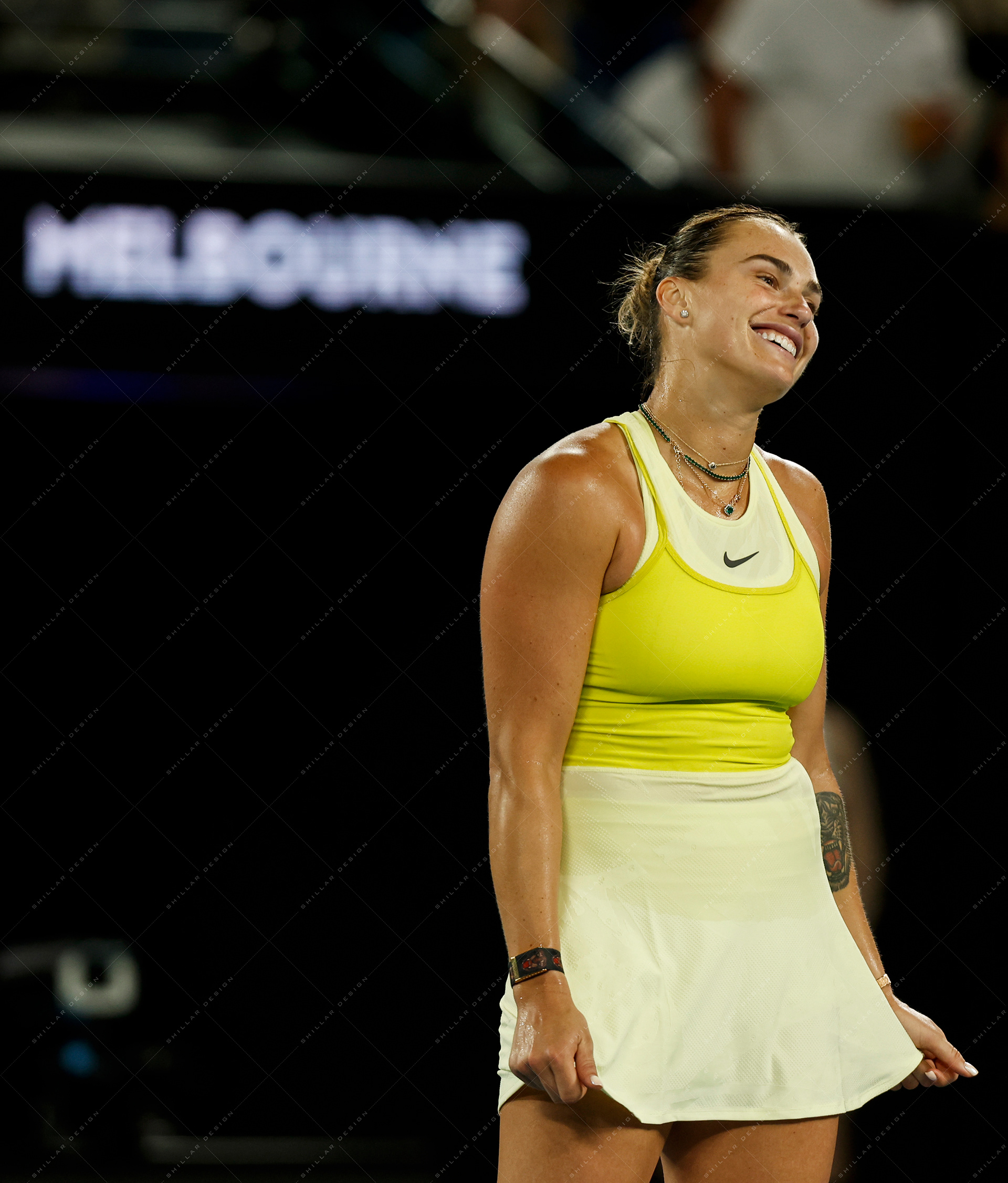 Aryna Sabalenka of Belarus, semifinal, Jan. 23, 2025