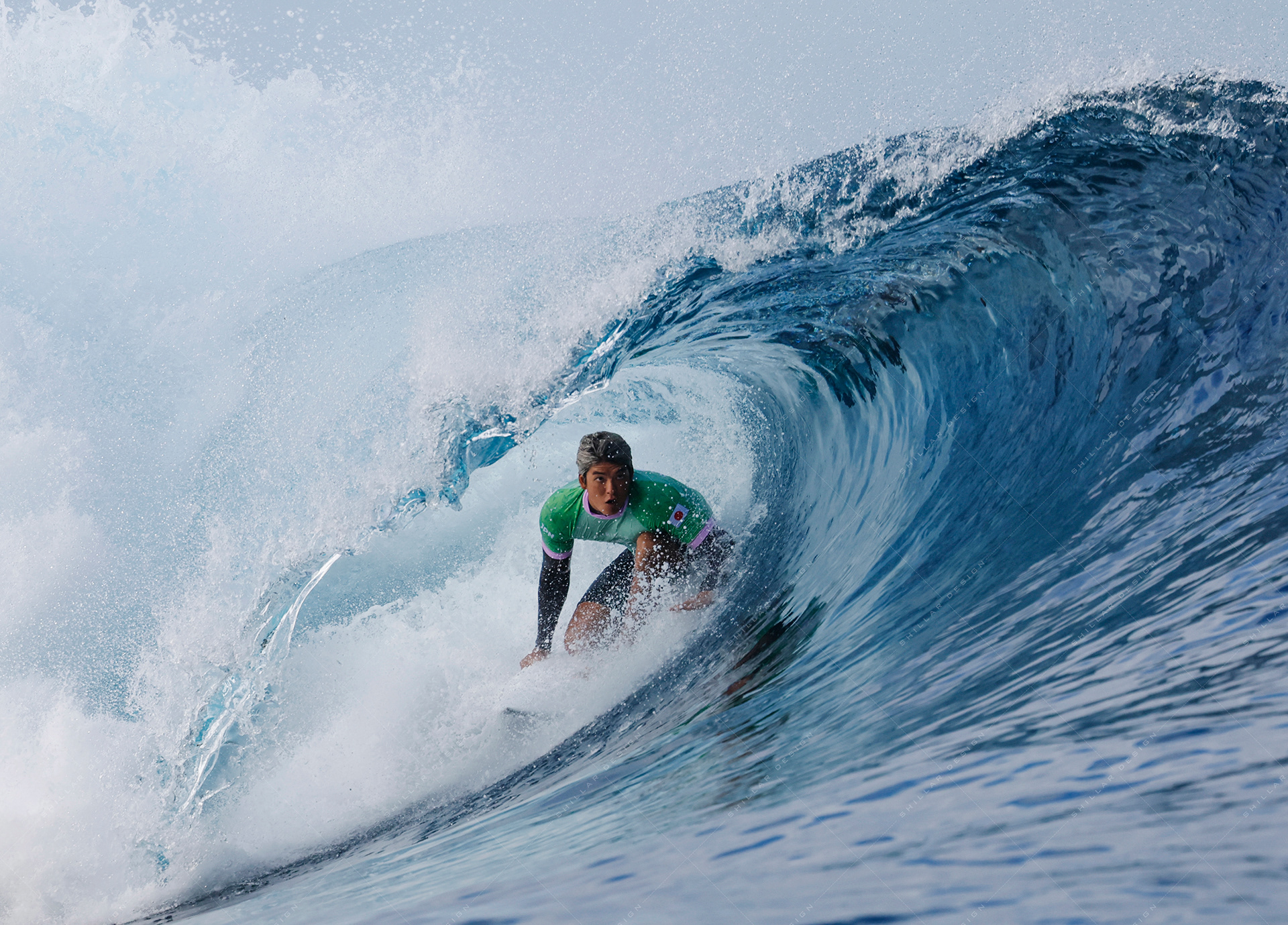 Kanoa Igarashi of Japan, round 1 heat, July 27, 2024