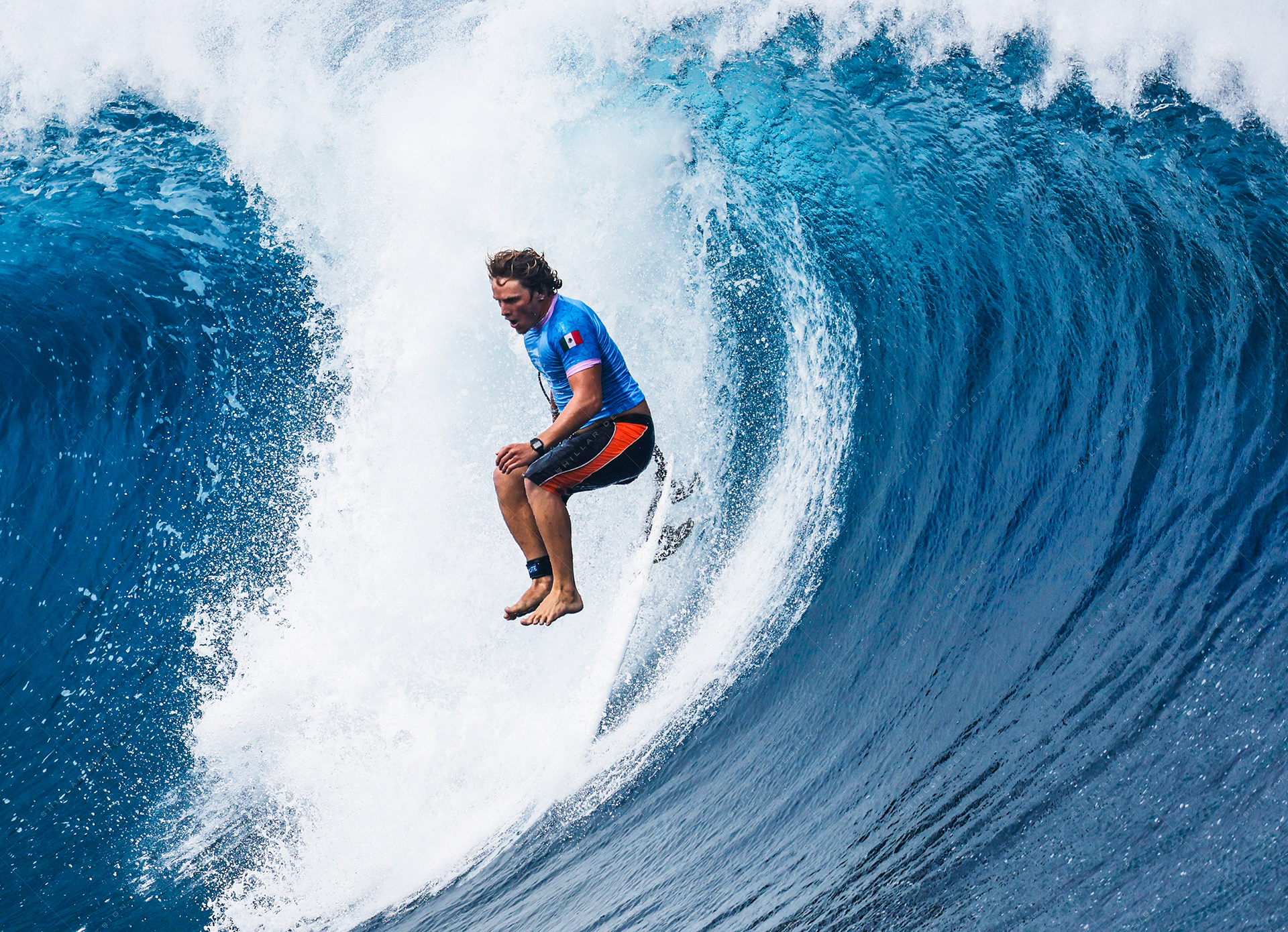 Alan Cleland of Mexico, round 3 heat, July 29, 2024