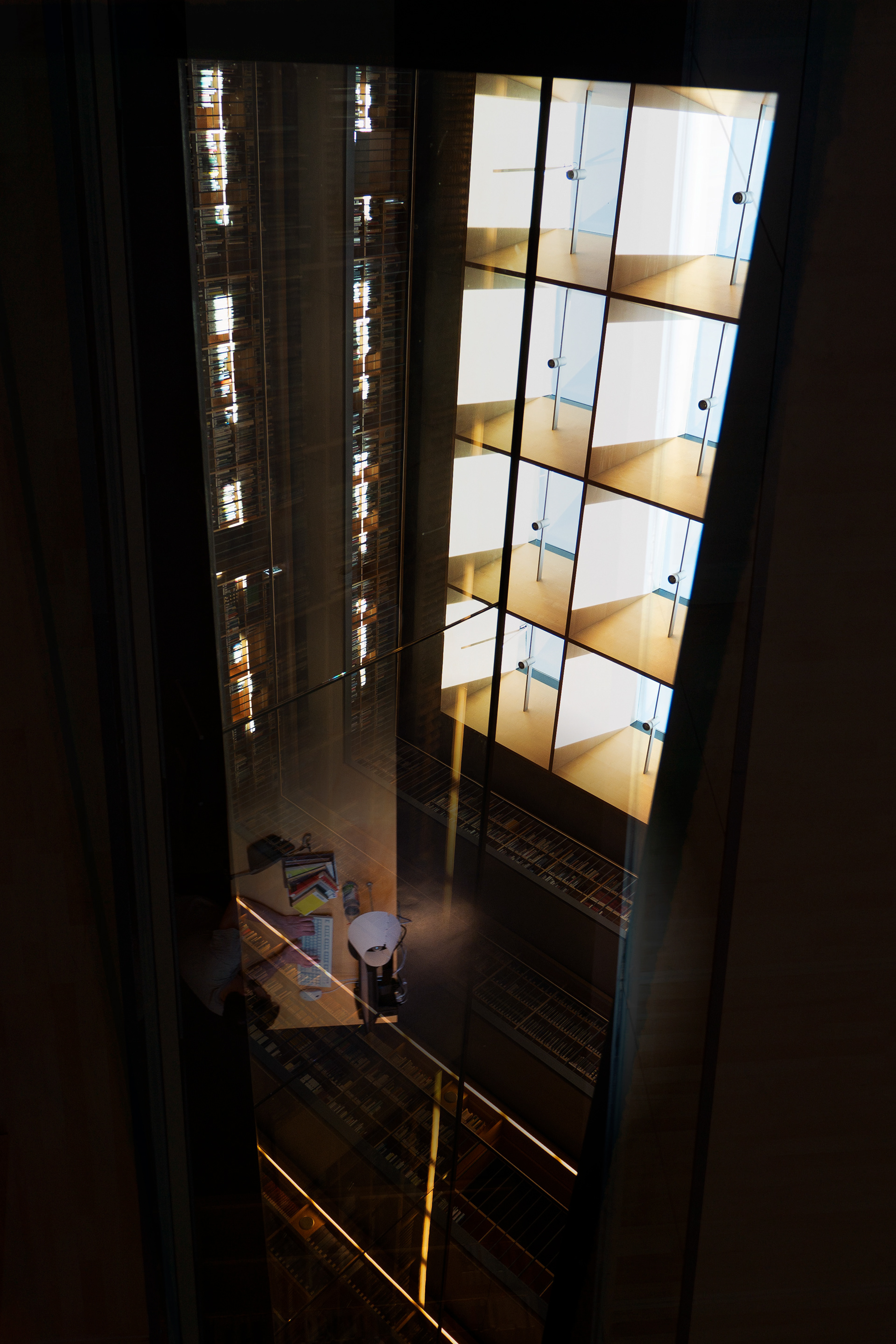 A library, 2019