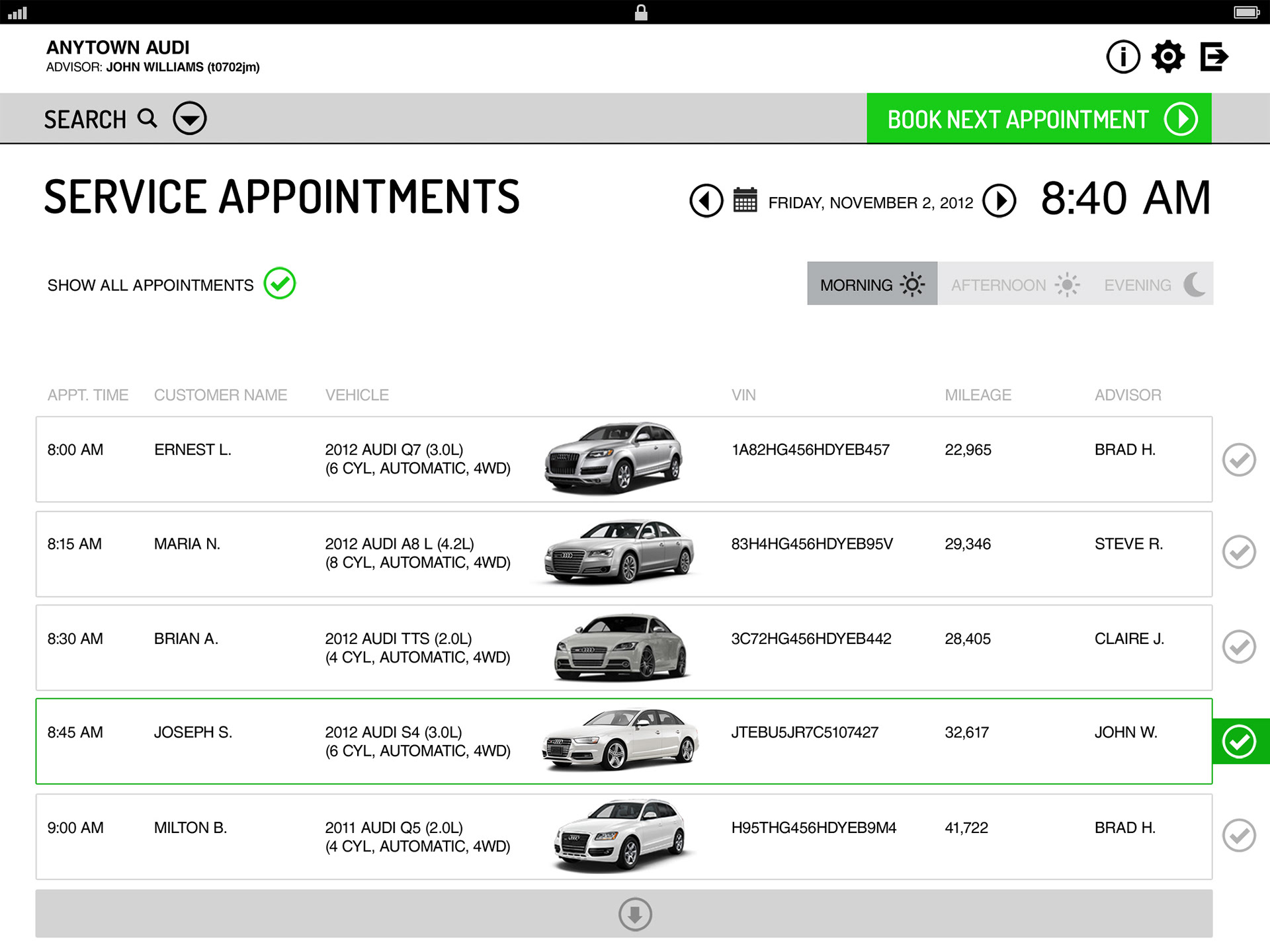 vehicle queue