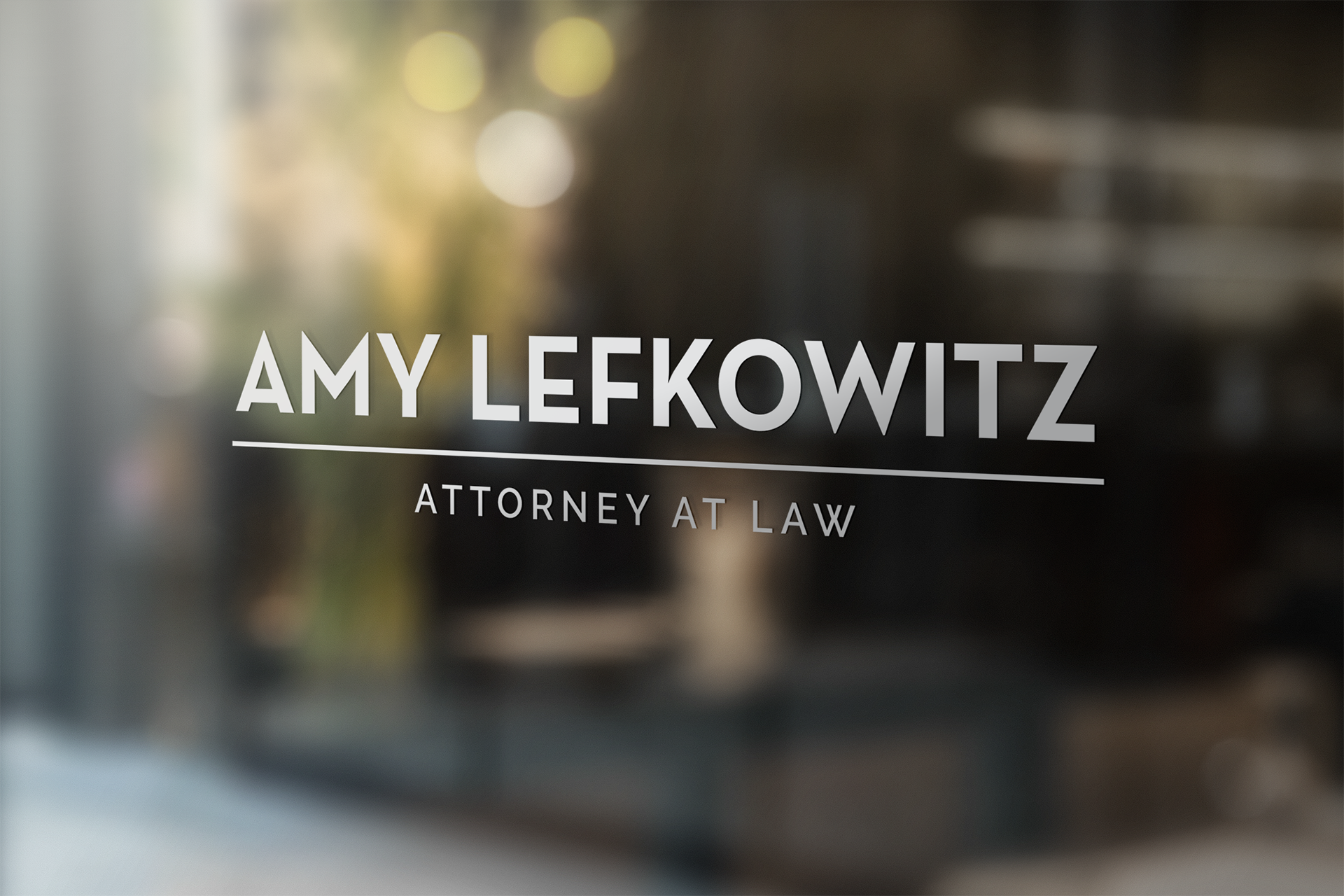 Amy Lefkowitz Law - Freelance Logo Design & Brand Identity Design by Chris Atkins Design