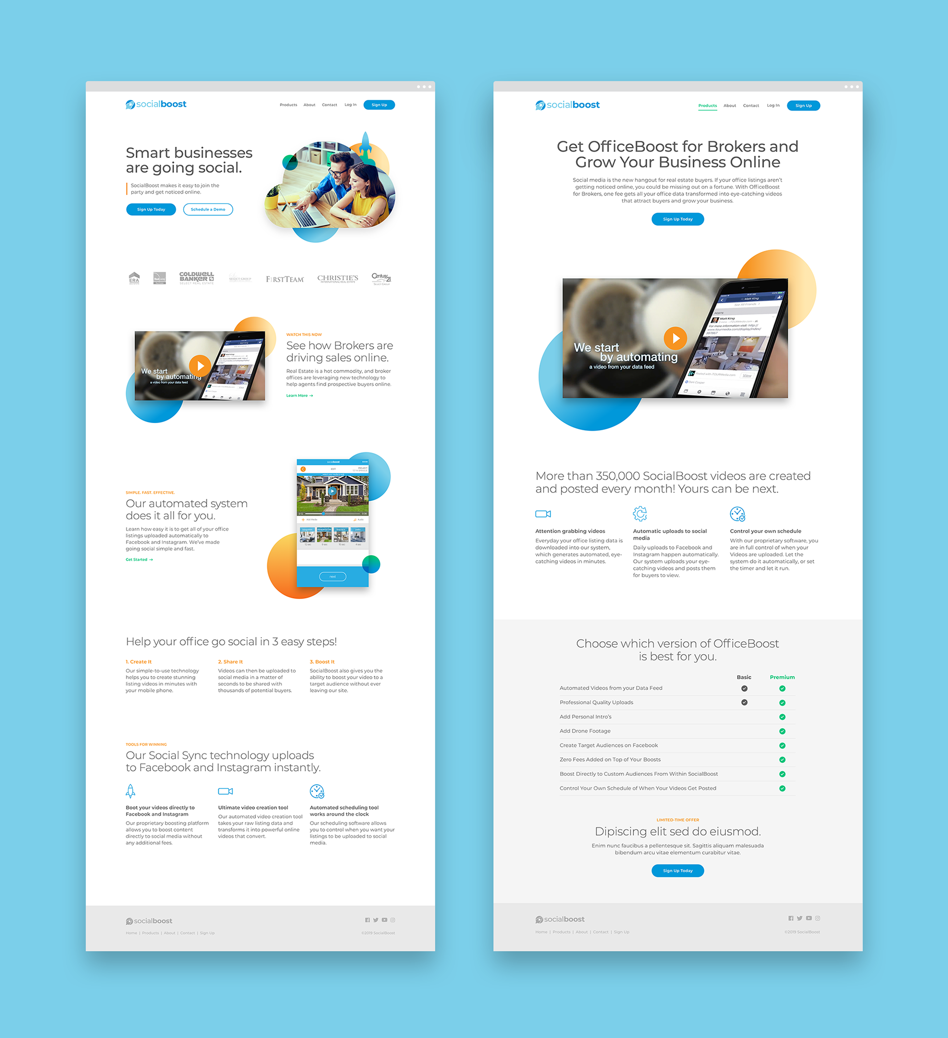 Social Boost - Freelance Web Design & Graphic Design by Chris Atkins Design