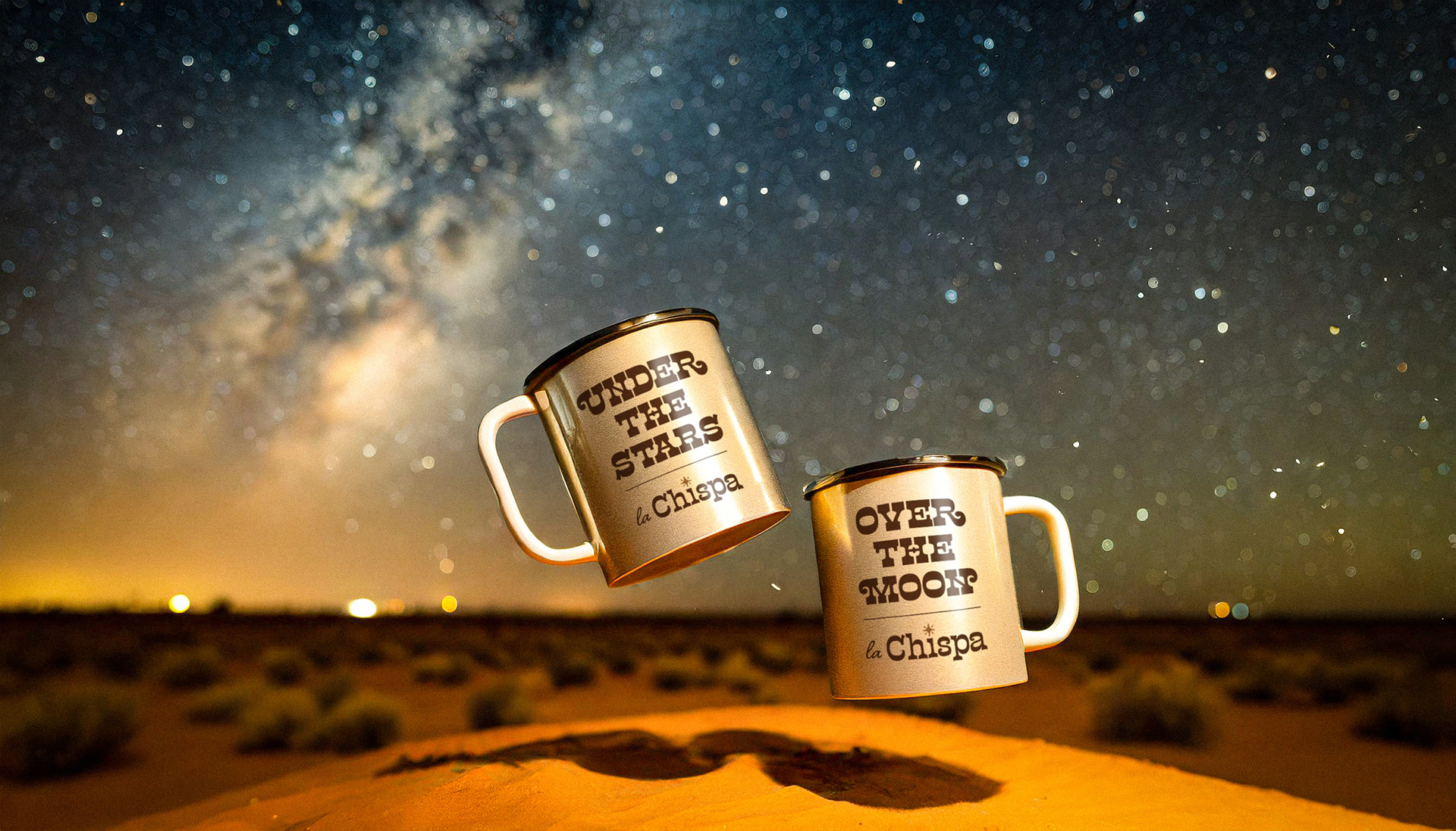 Coffee cup design for La Chispa with logo and brand design by Chris Atkins Design