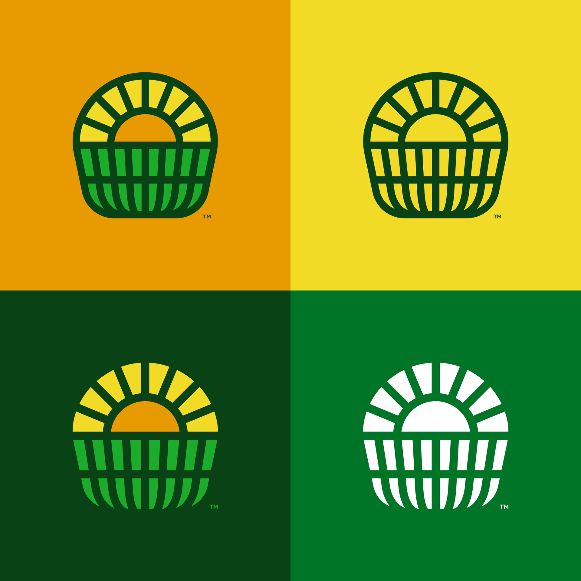Logo design and visual brand identity for Good Basket nonprofit NGO by Chris Atkins Design