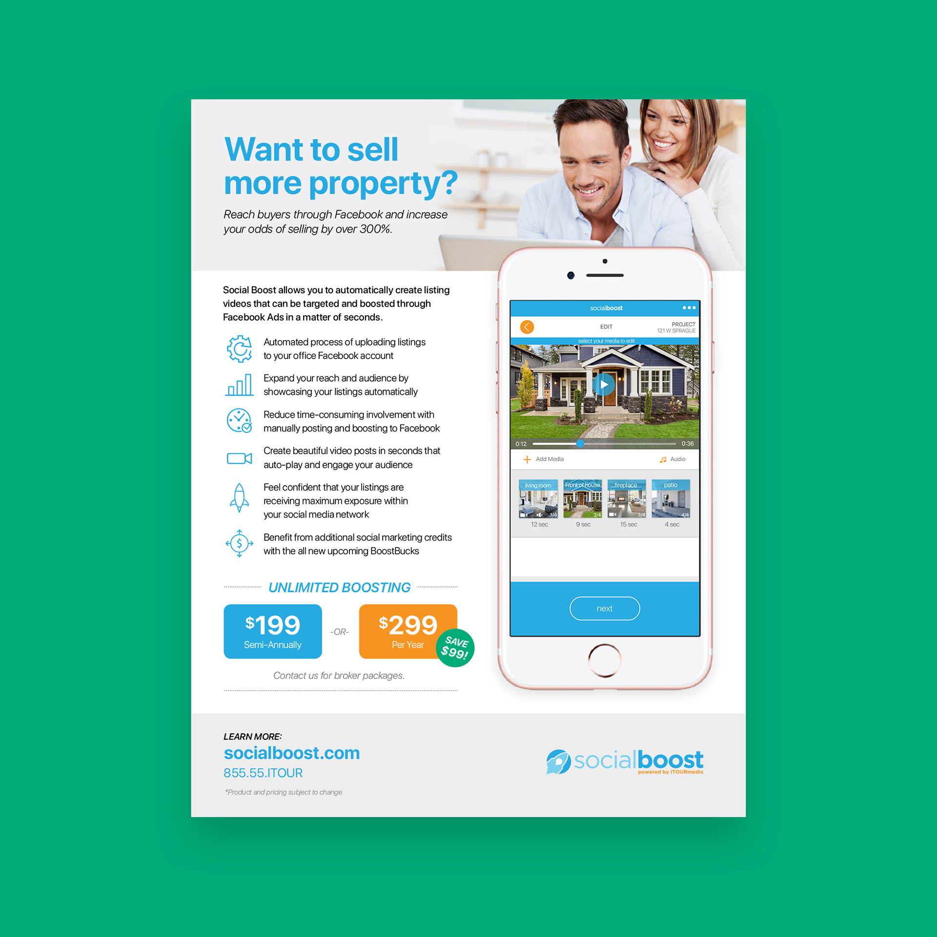 Social Boost - Freelance Flyer Design & Graphic Design by Chris Atkins Design