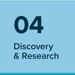 step 4 - discovery and research - Brand identity, graphic design, and web design process