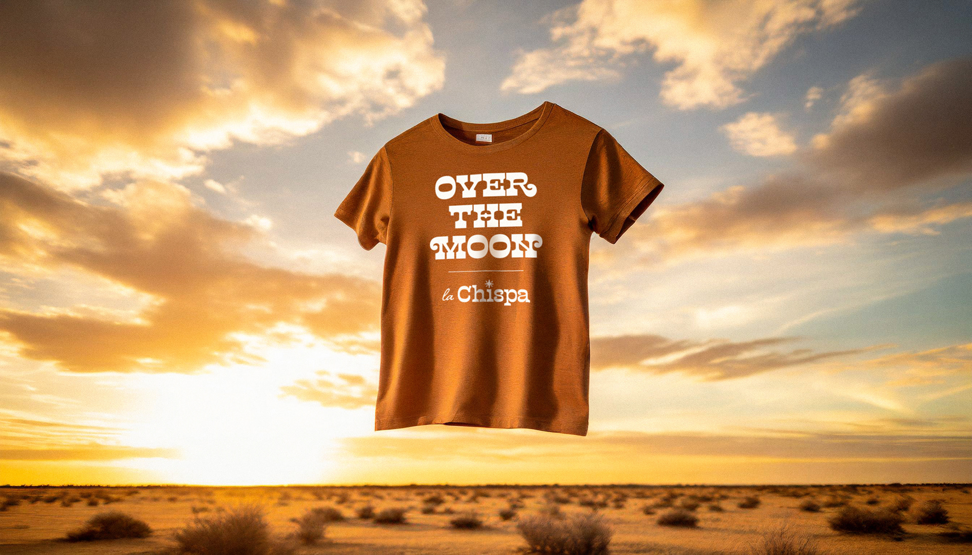 Apparel tshirt design for La Chispa with logo and brand design by Chris Atkins Design