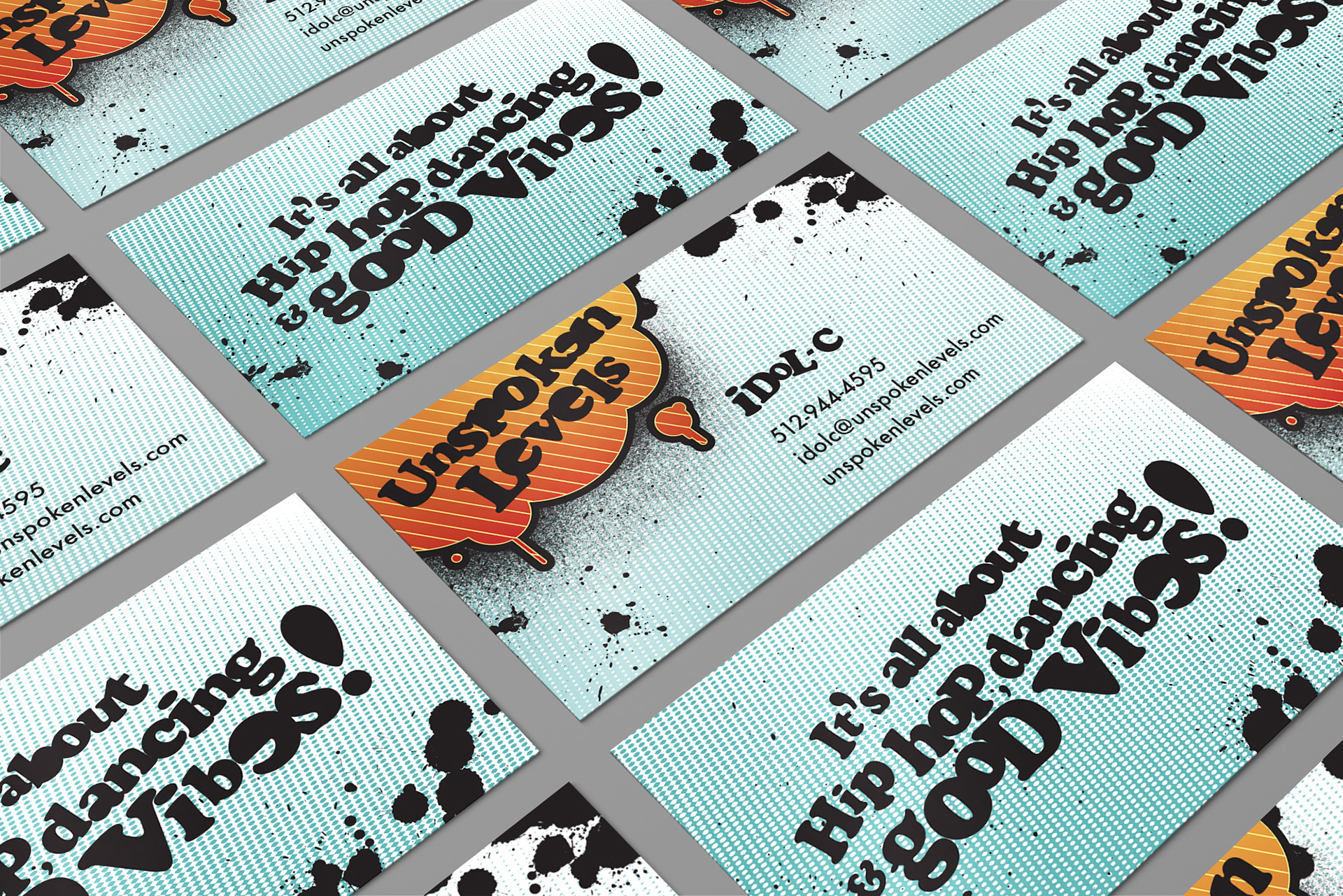 Unspoken Levels - Business Card & Graphic Design by Chris Atkins Design