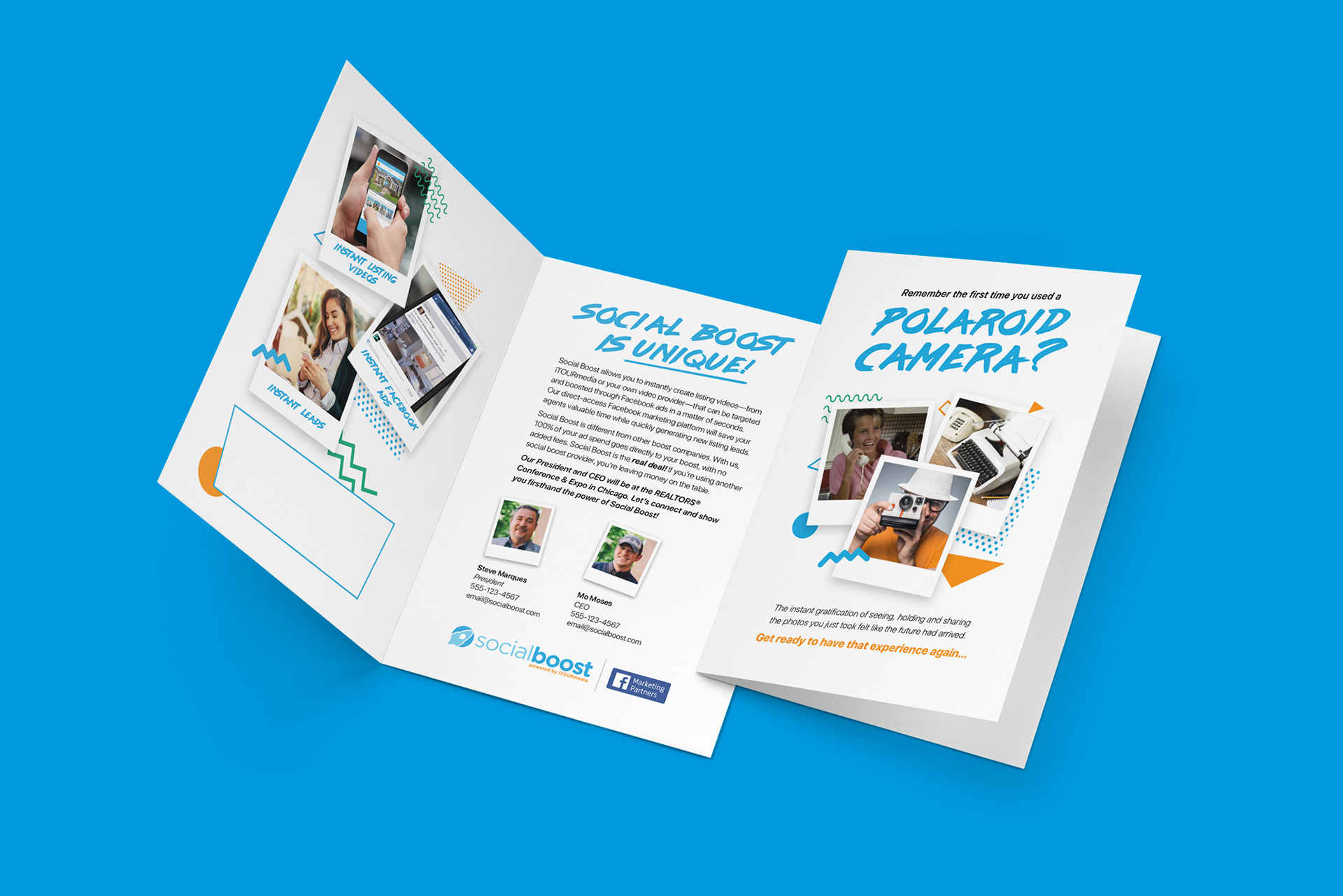 Social Boost - Freelance Print Design & Graphic Design by Chris Atkins Design