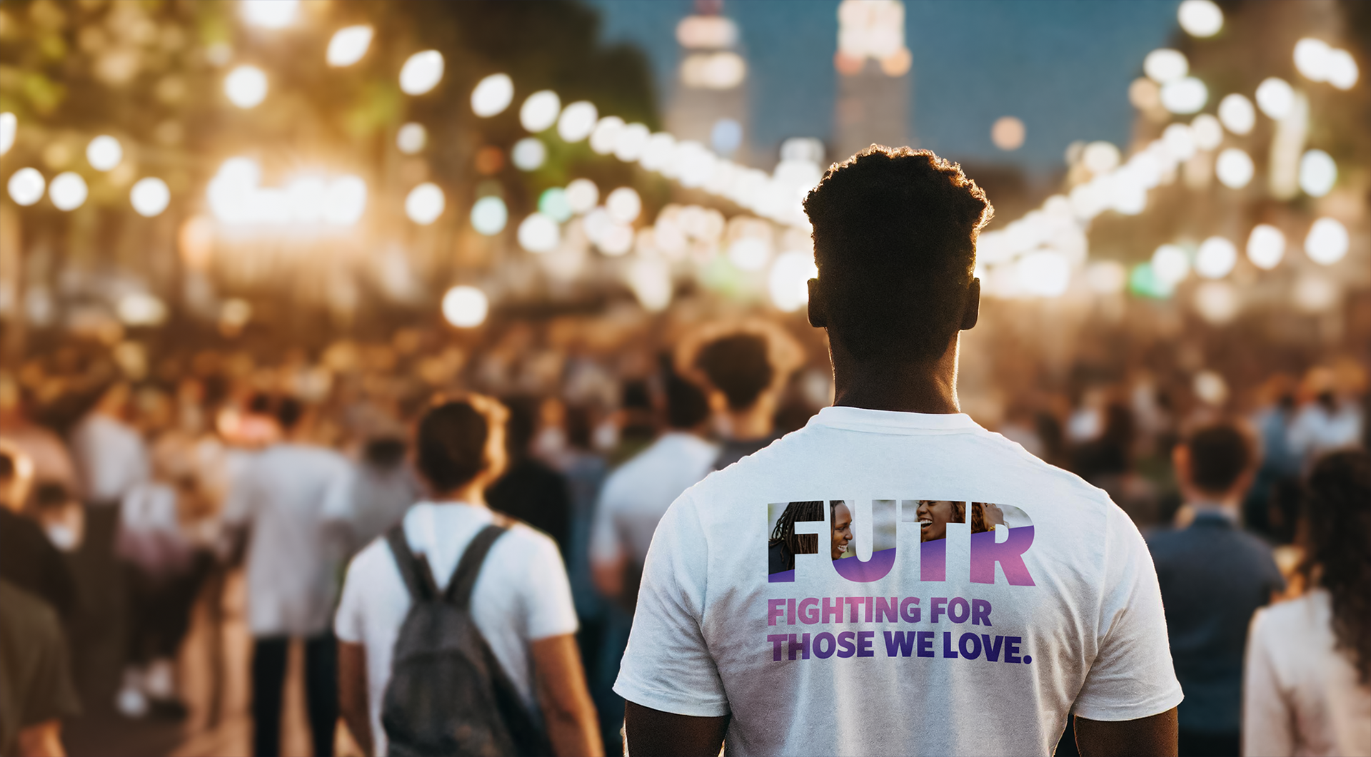 FUTR: Families United for Trans Rights shirt design and brand identity by Chris Atkins Design