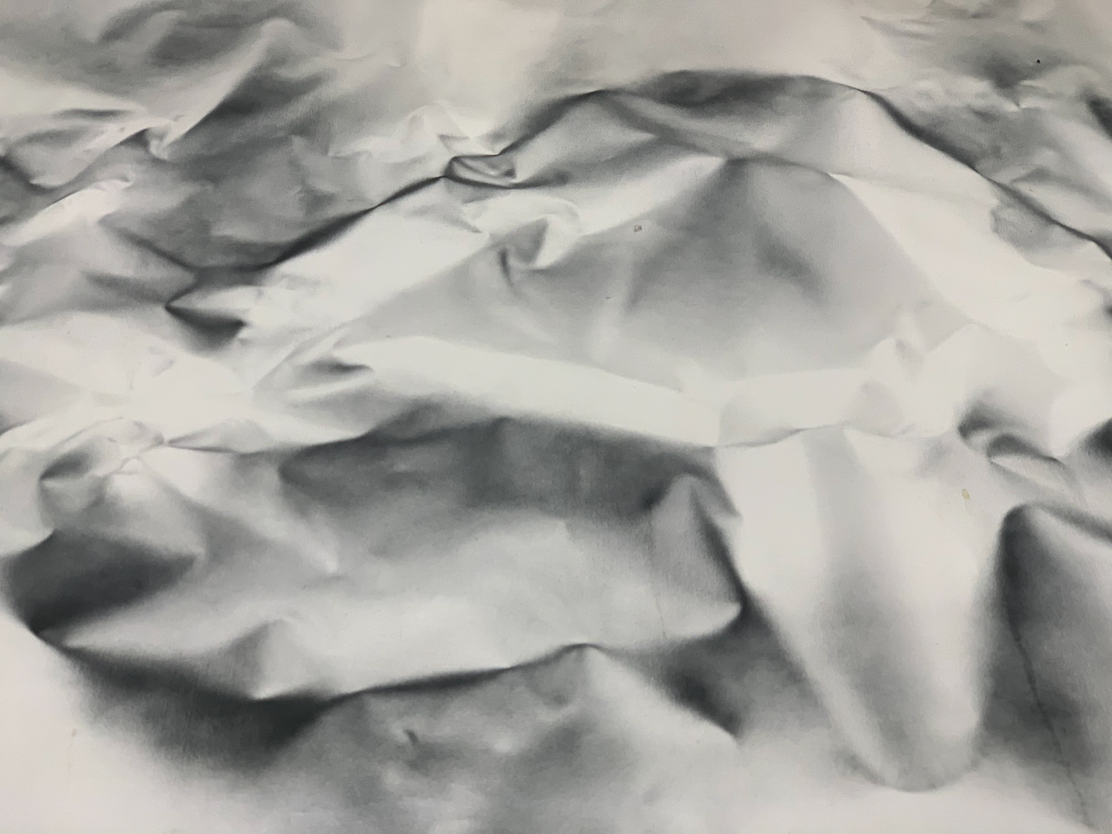 Pliage, acrylic on canvas, 2021