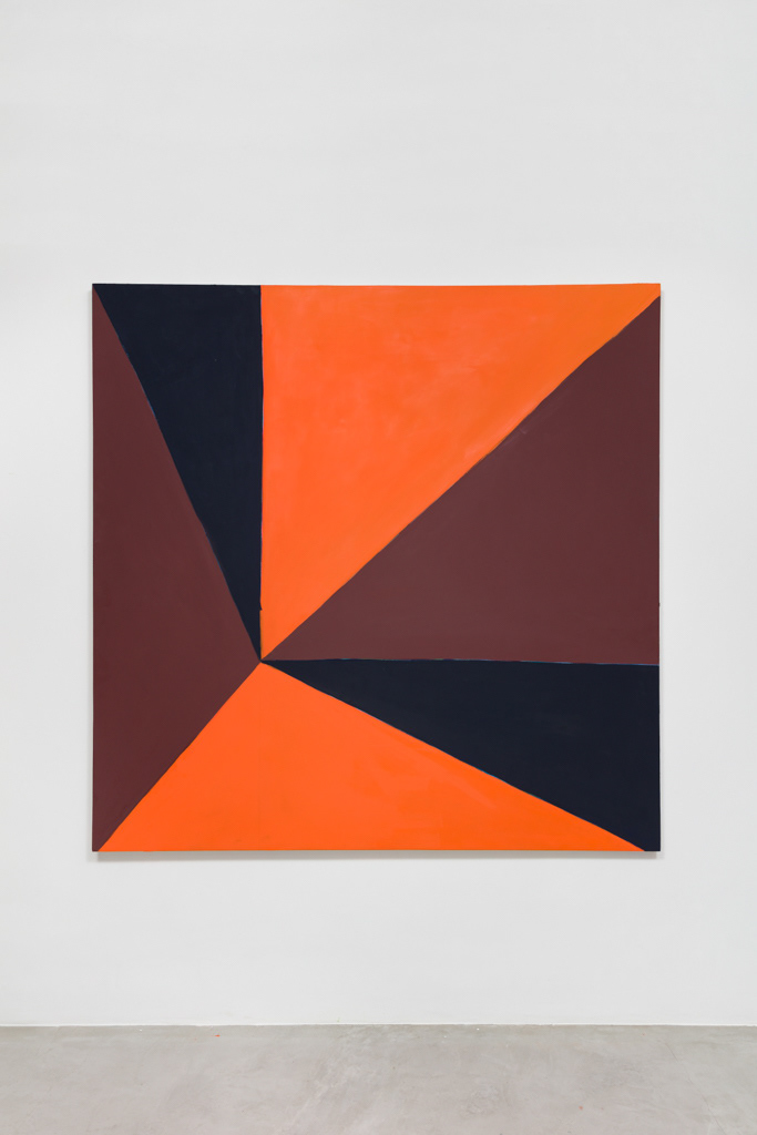 Um dia de noite, 2022. Óleo sobre tela. 140 x 140 cm