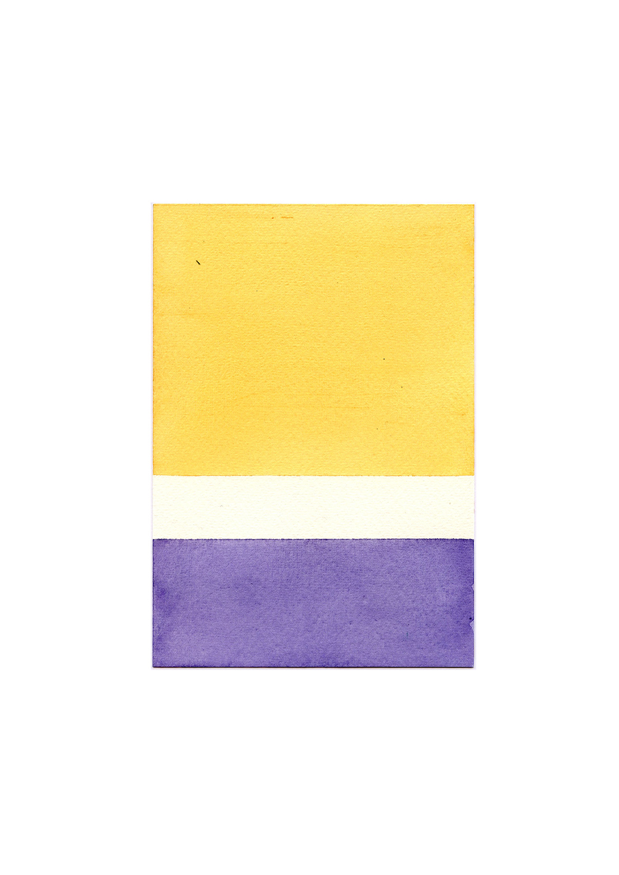 Sem título, 2018. Aquarela sobre papel. 20 x 18,5 cm