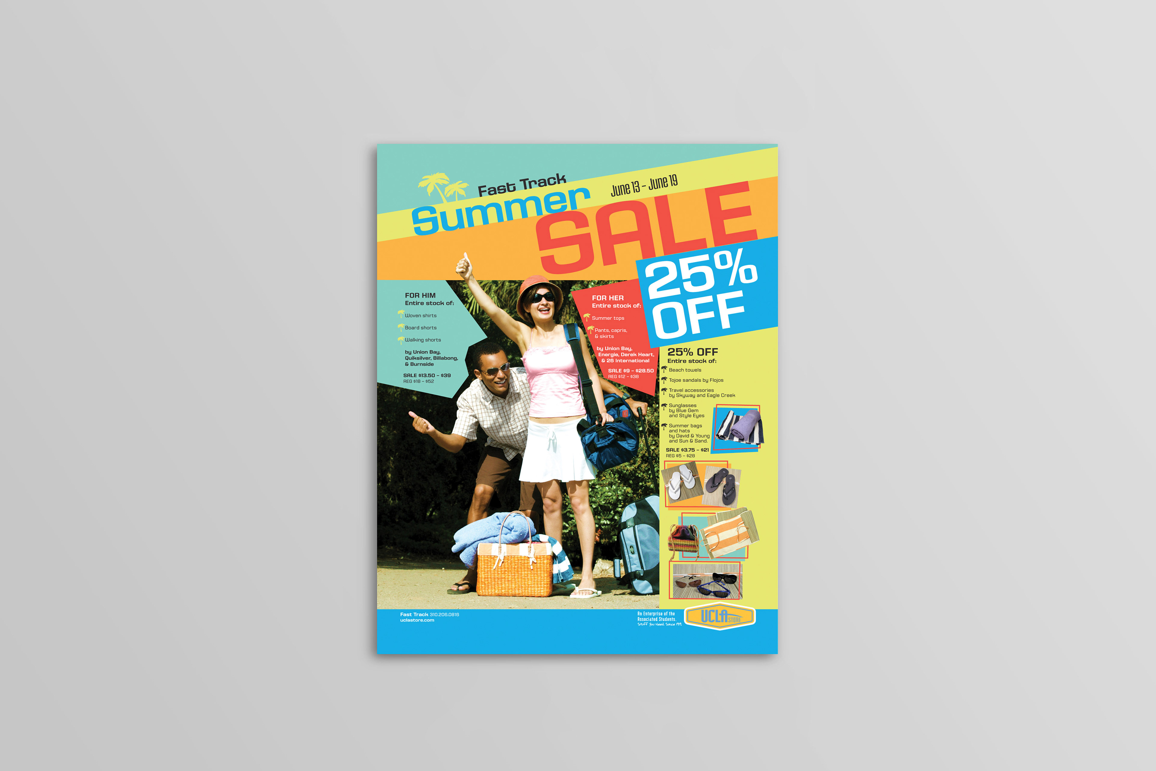 UCLA Store Summer Sale Poster