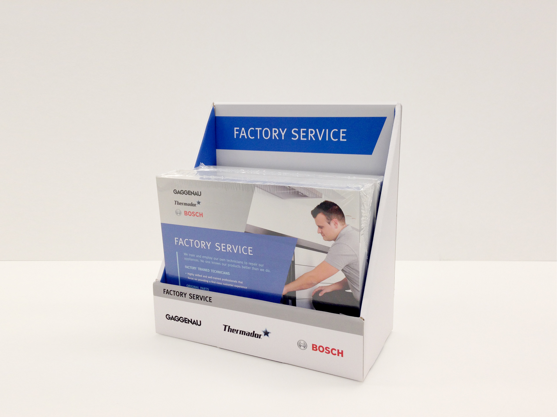 BSH Factory Service Card Stand / Front