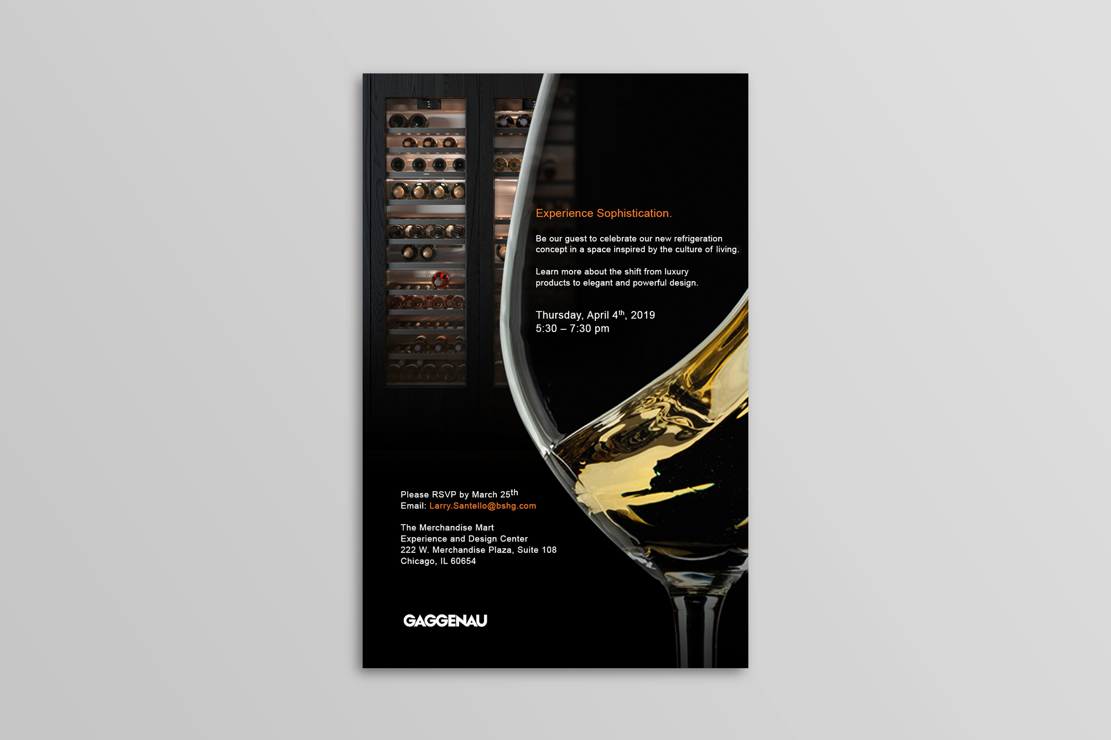 Gaggenau Event Poster