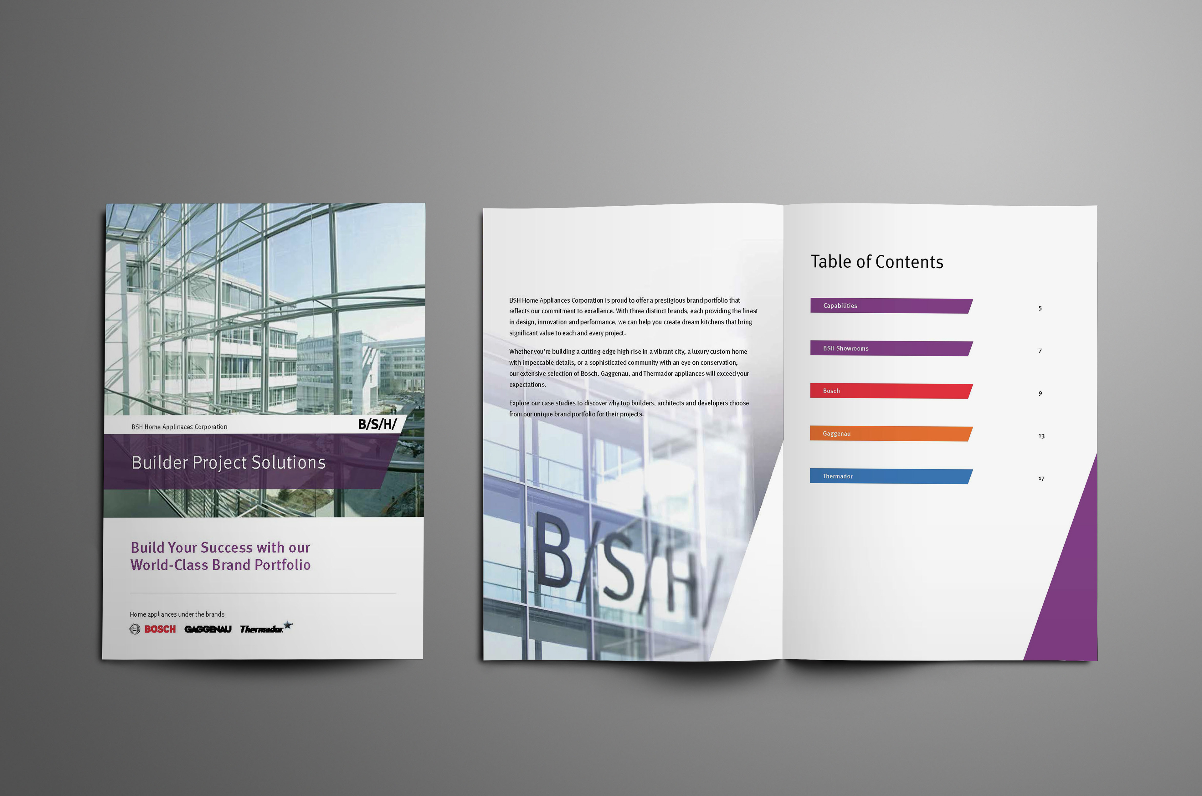 BSH Builder Project Solutions Brochure