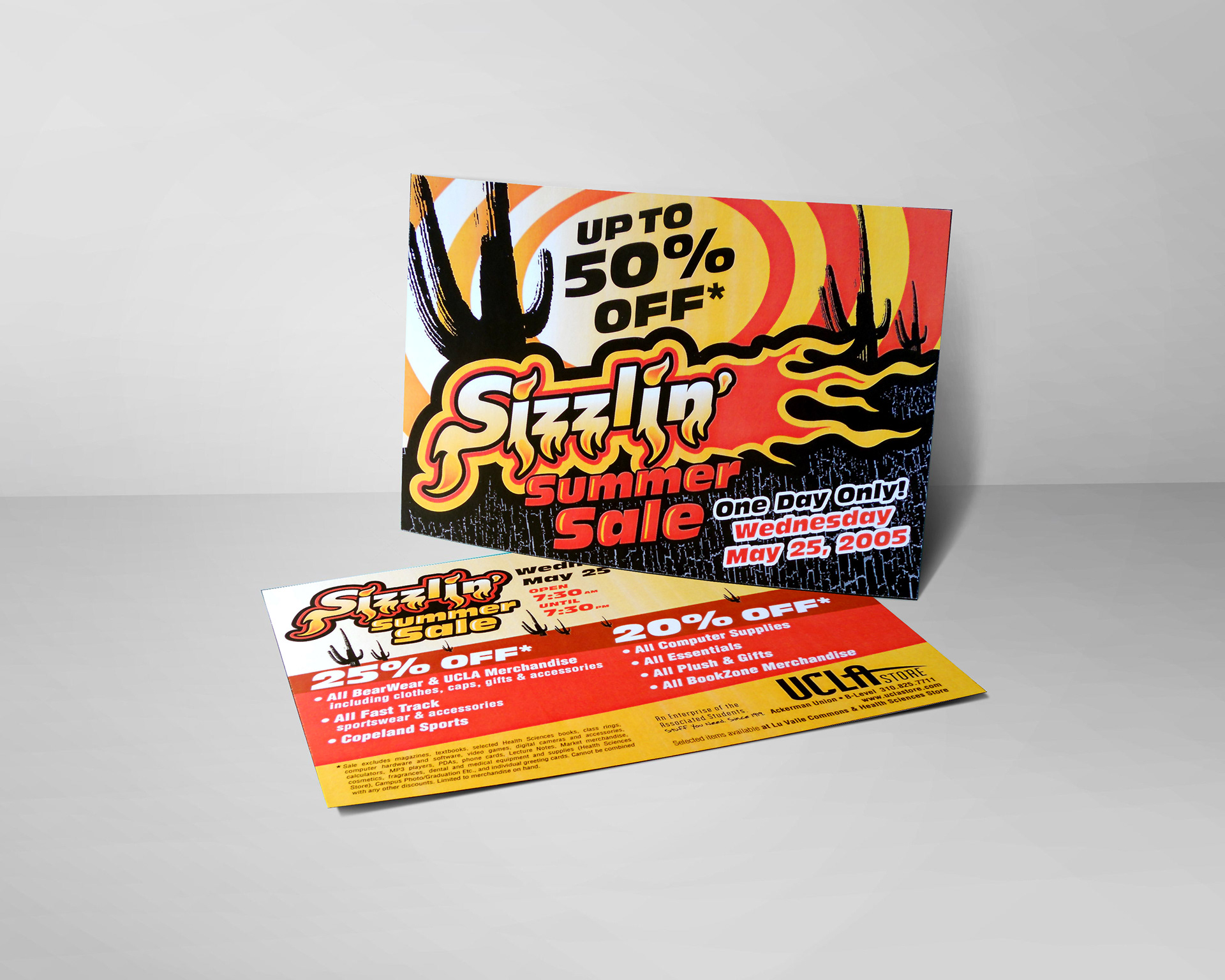 UCLA Store / Summer Sale Promo Postcard