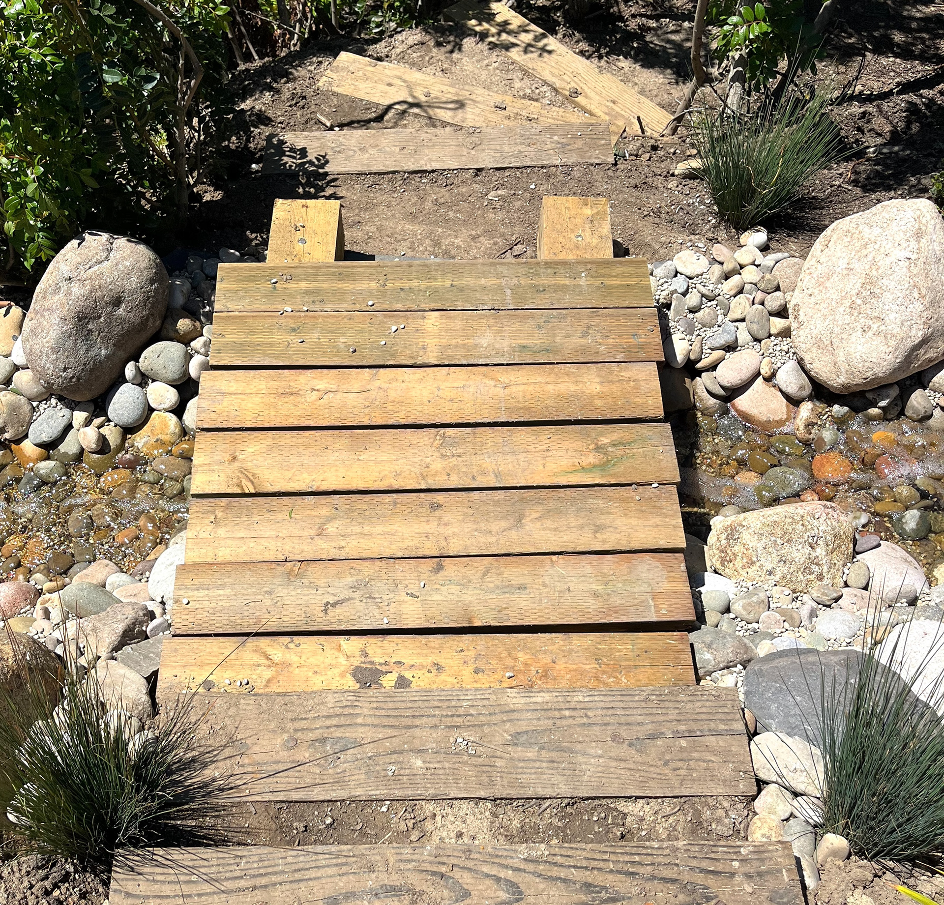 BRIDGE ACROSS UPPER CREEK PATH