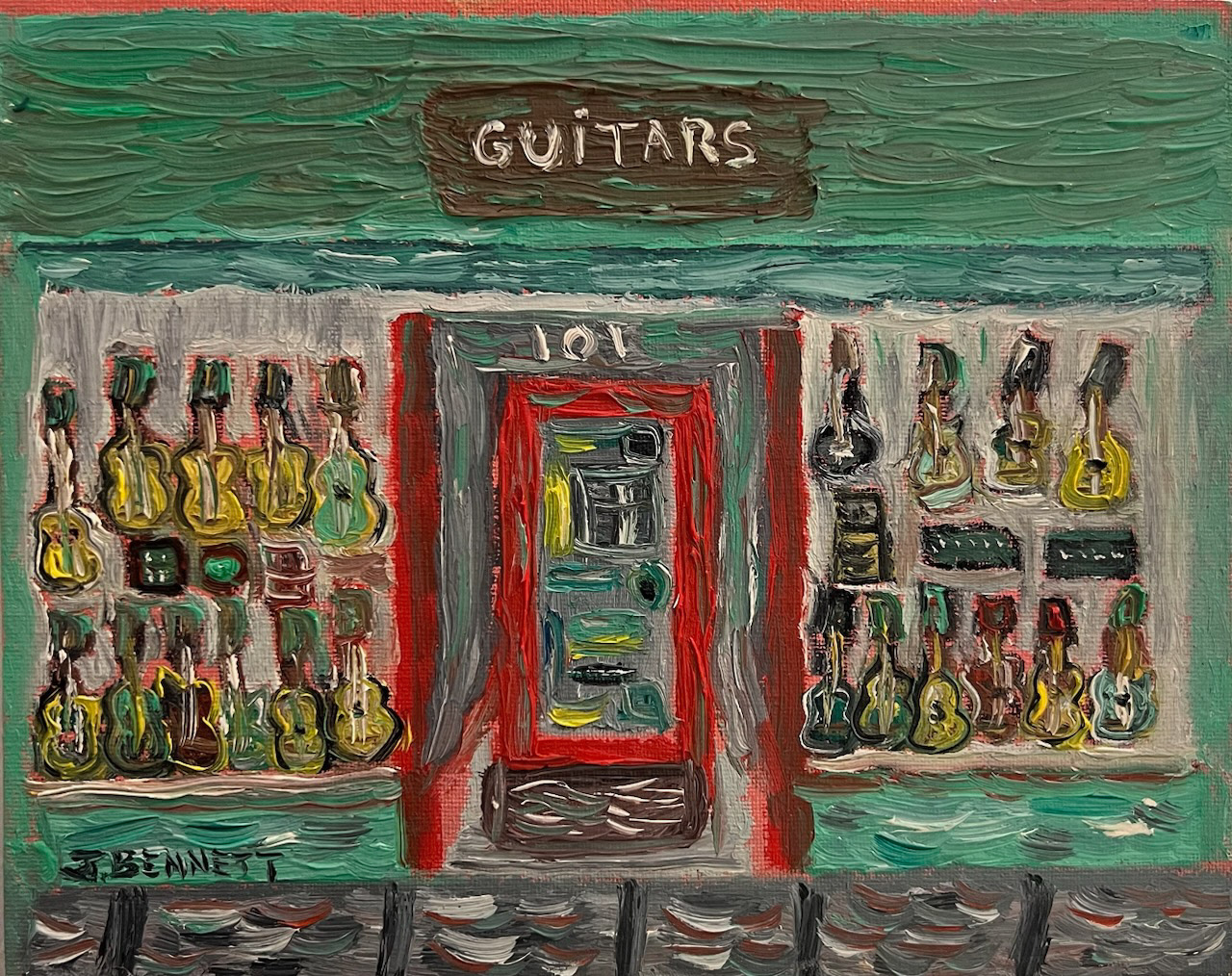 Guitar Shop Storefront