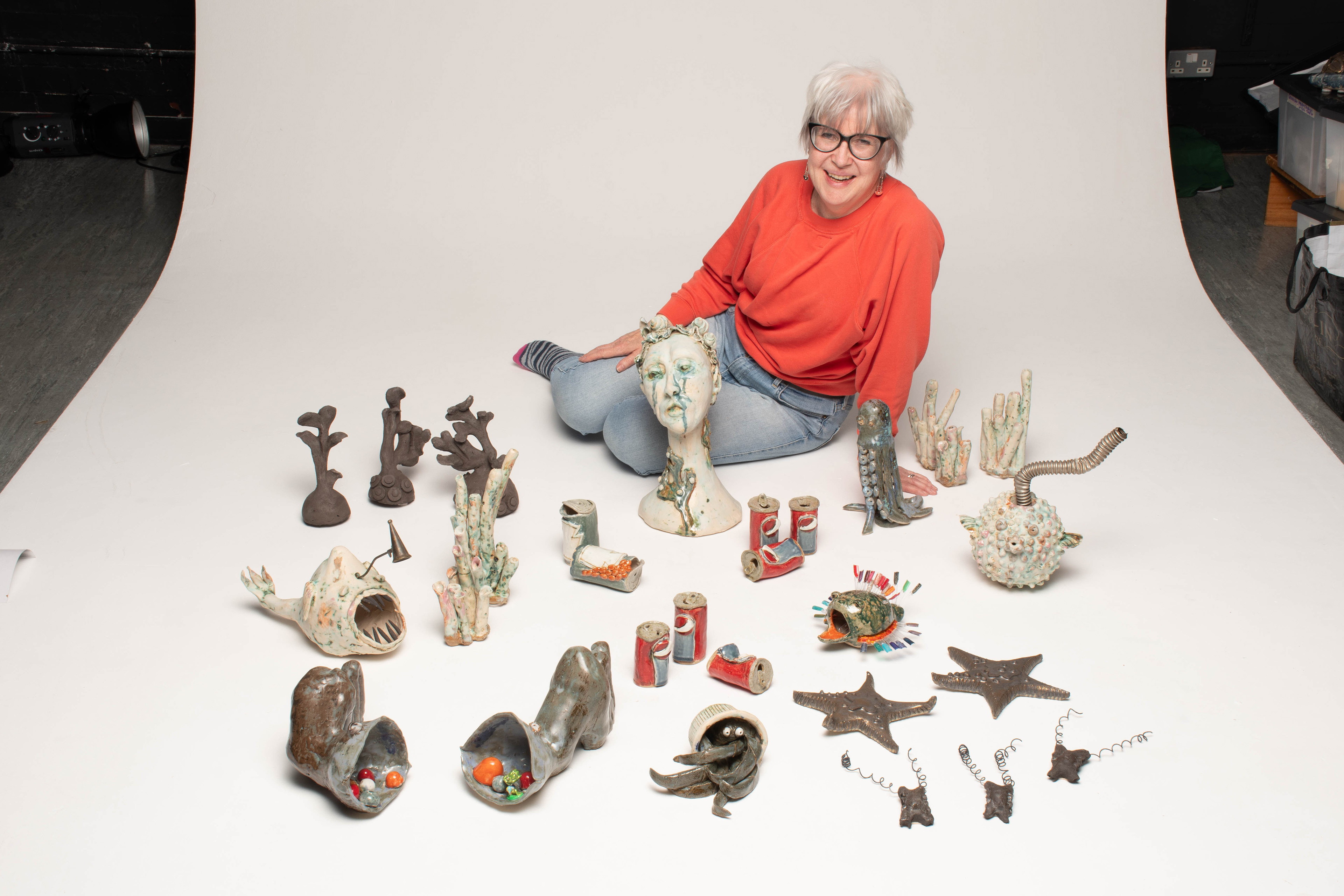 Artist with Shed Salty Tears