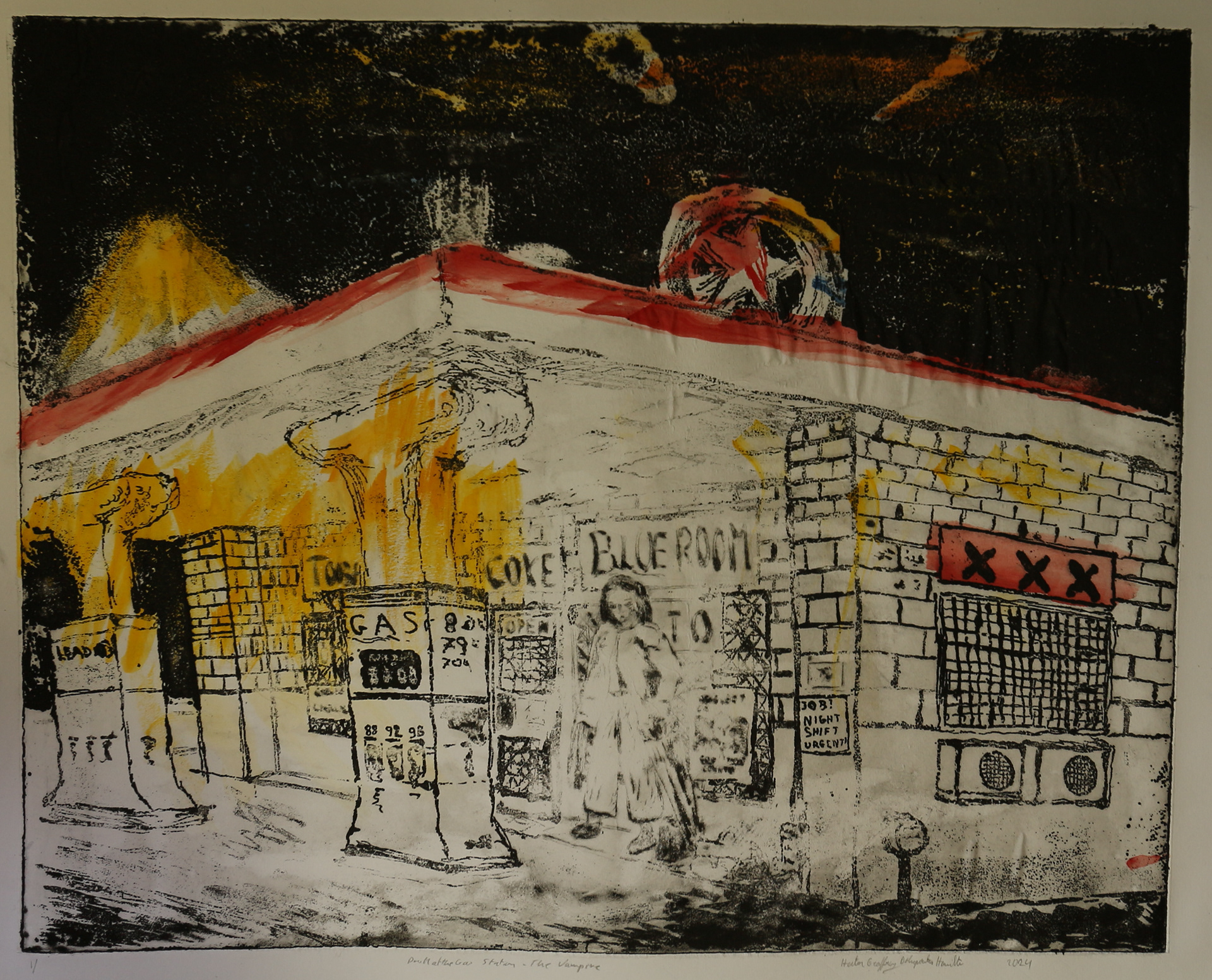 Dusk at the Gas Station - The Vampire