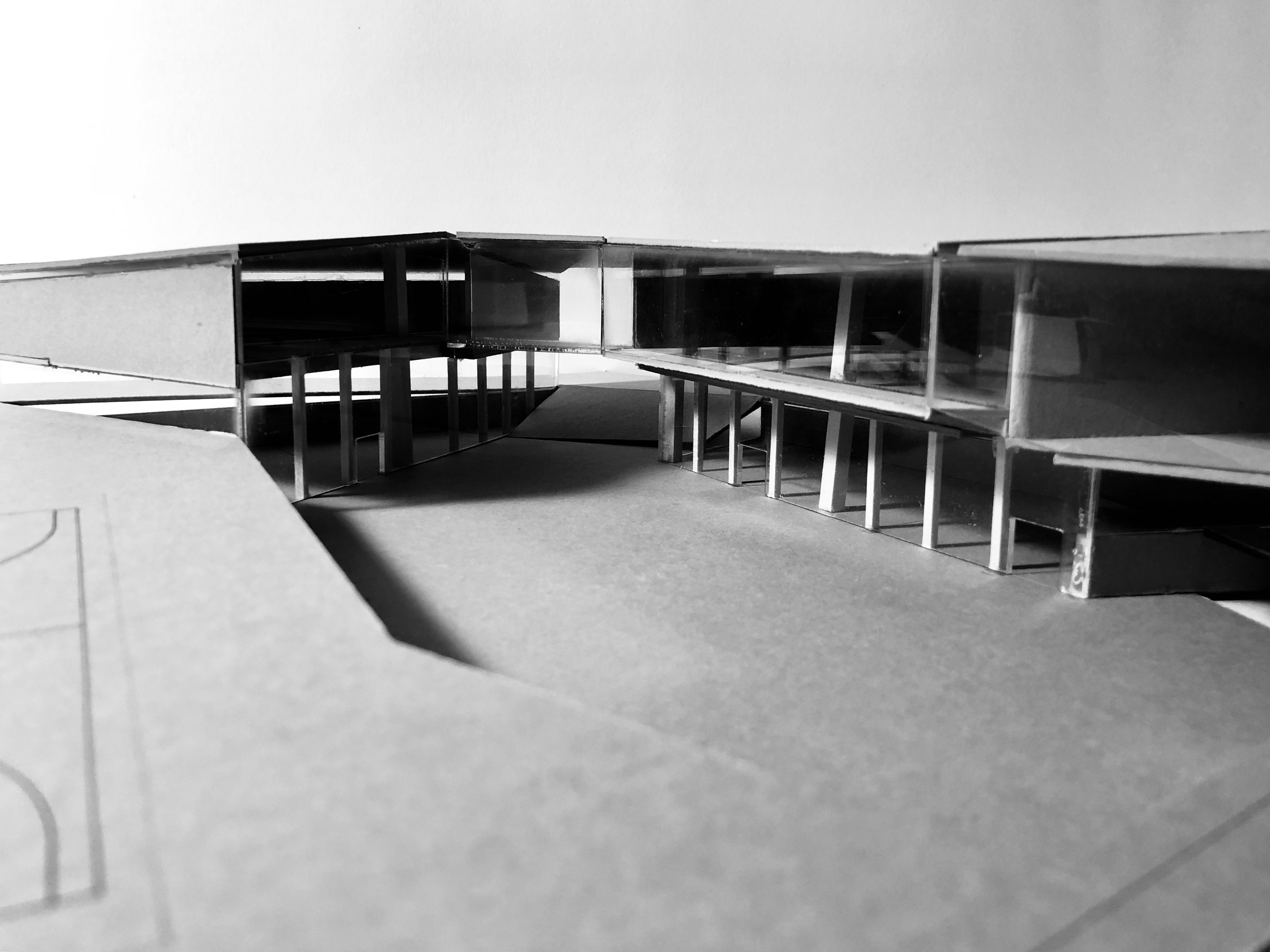 perspective from courtyard
