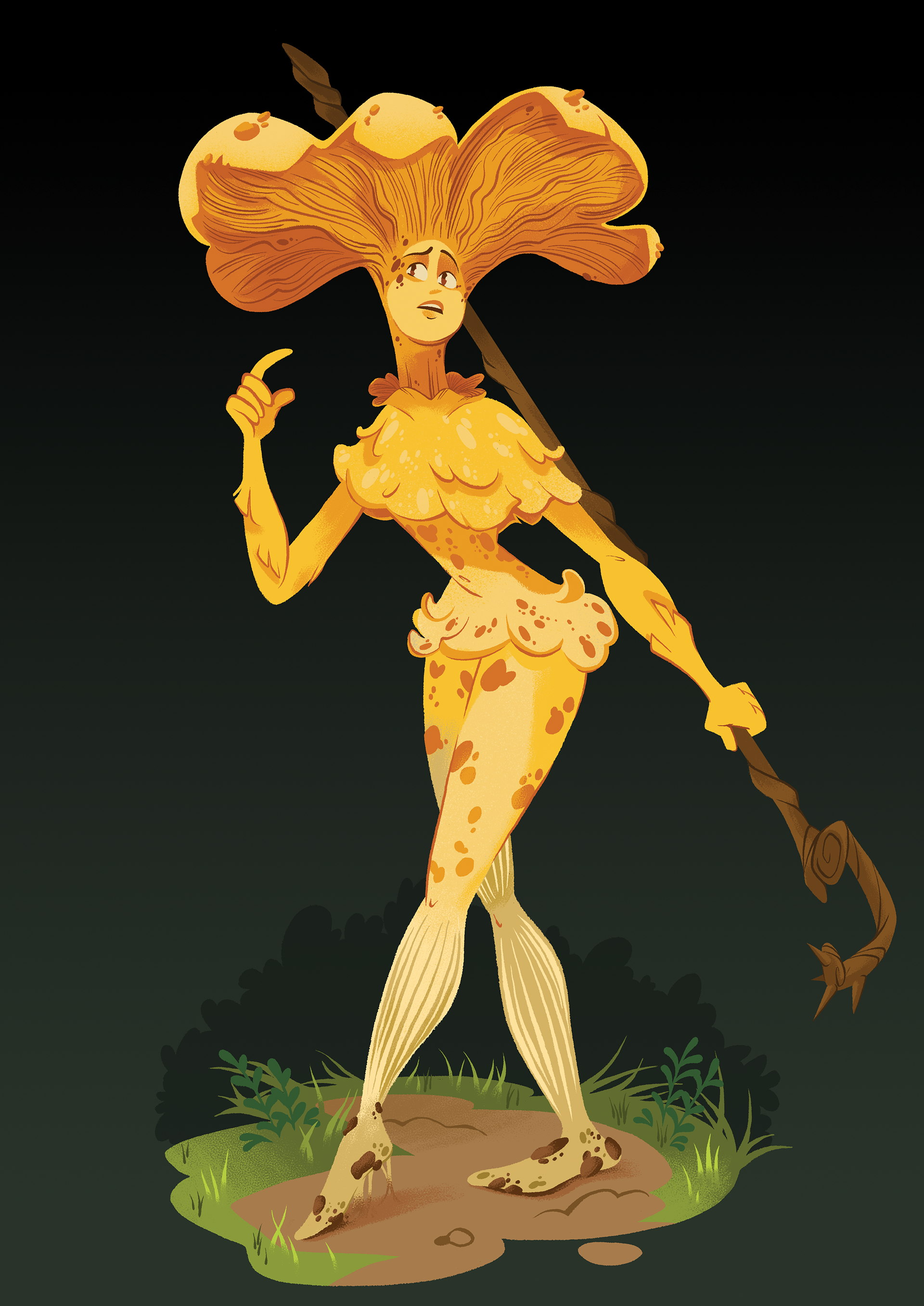 Character Design Challenge : Champignon guerrier