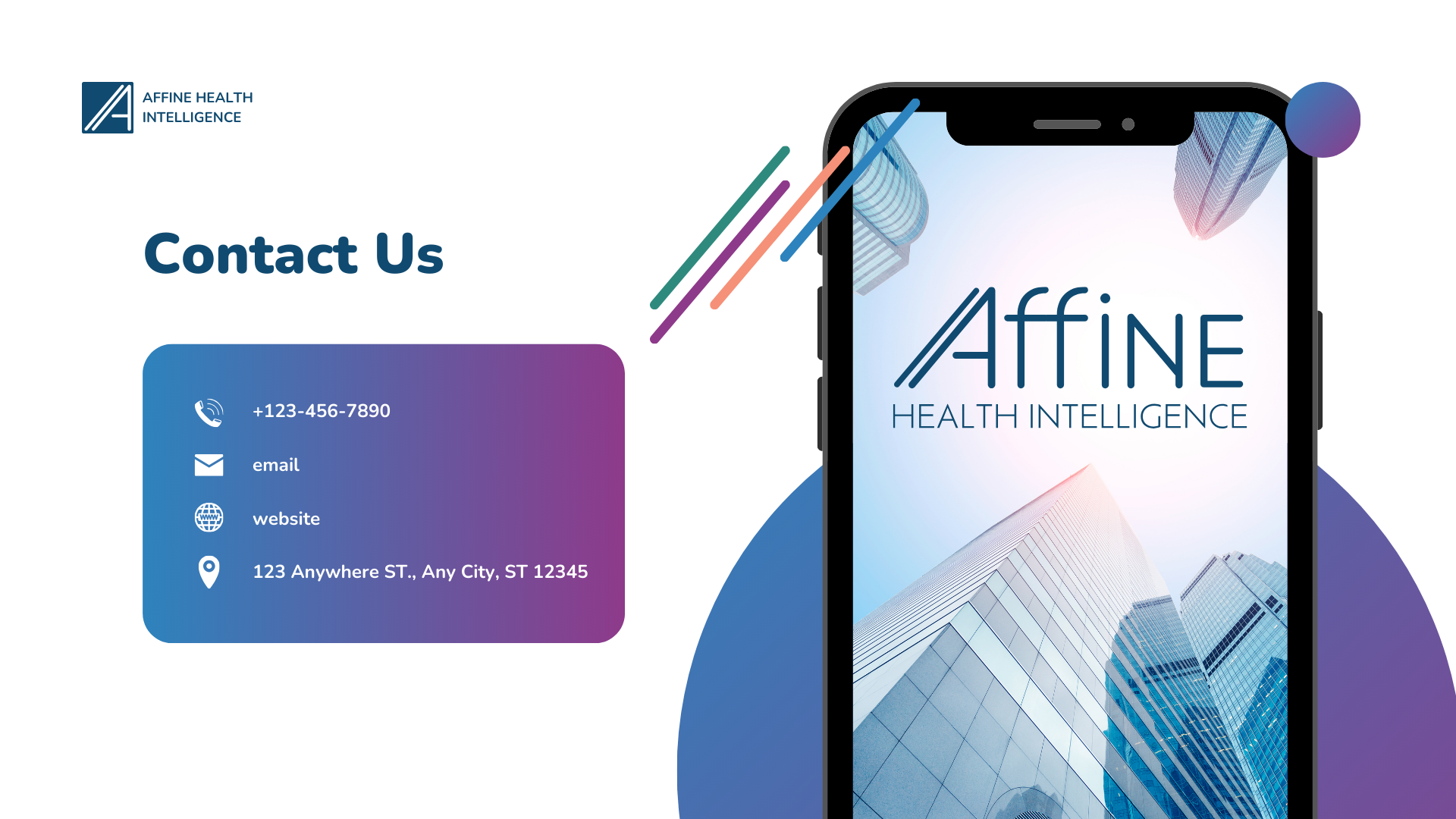 Healthcare Data Company Branding and Identity Design: Pitch Deck Design