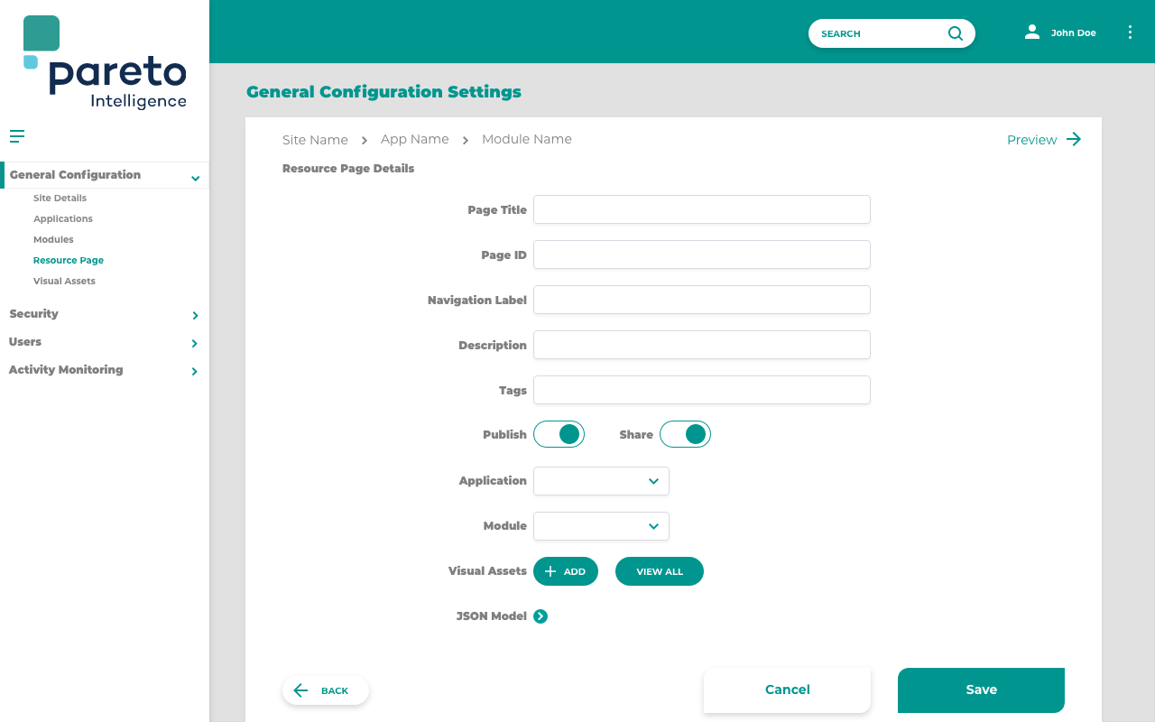 Admin View: Resource Details