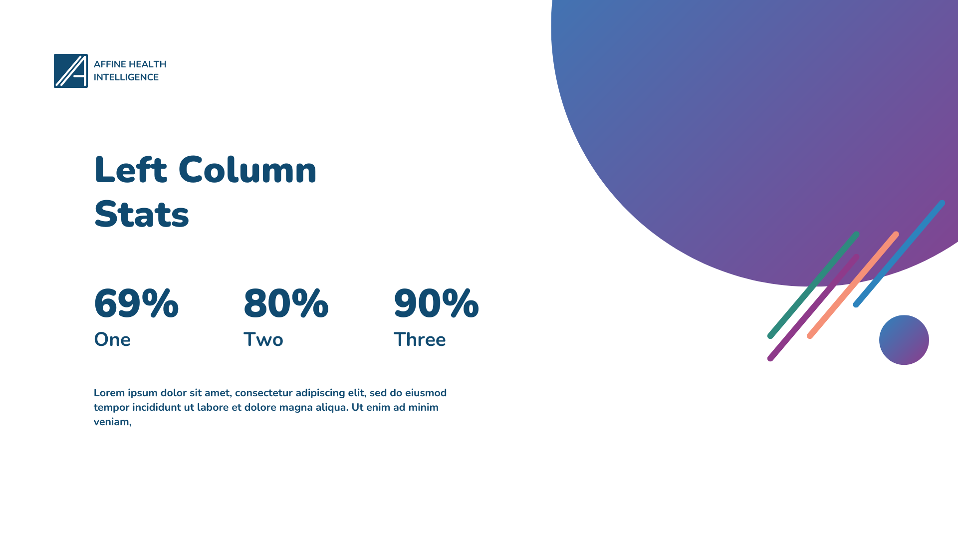 Healthcare Data Company Branding and Identity Design: Pitch Deck Design