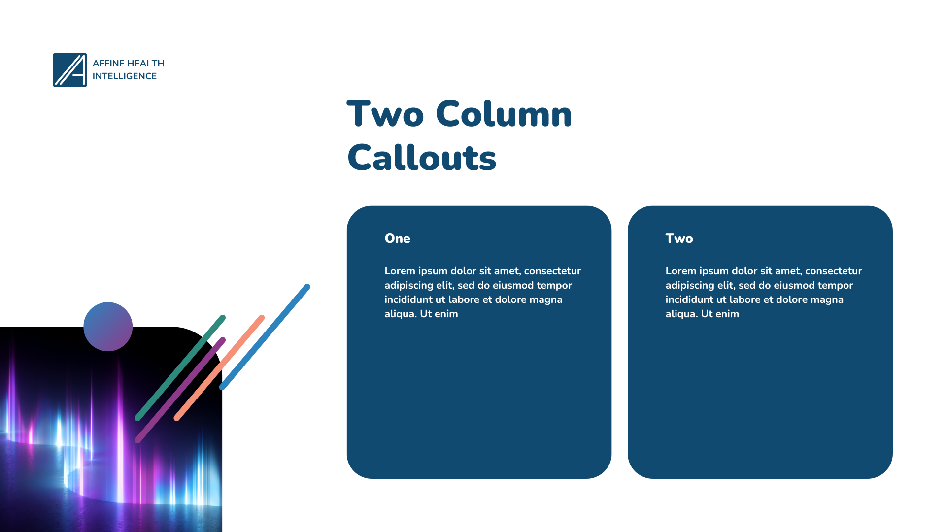 Healthcare Data Company Branding and Identity Design: Pitch Deck Design