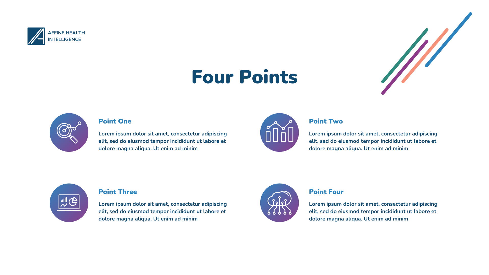 Healthcare Data Company Branding and Identity Design: Pitch Deck Design