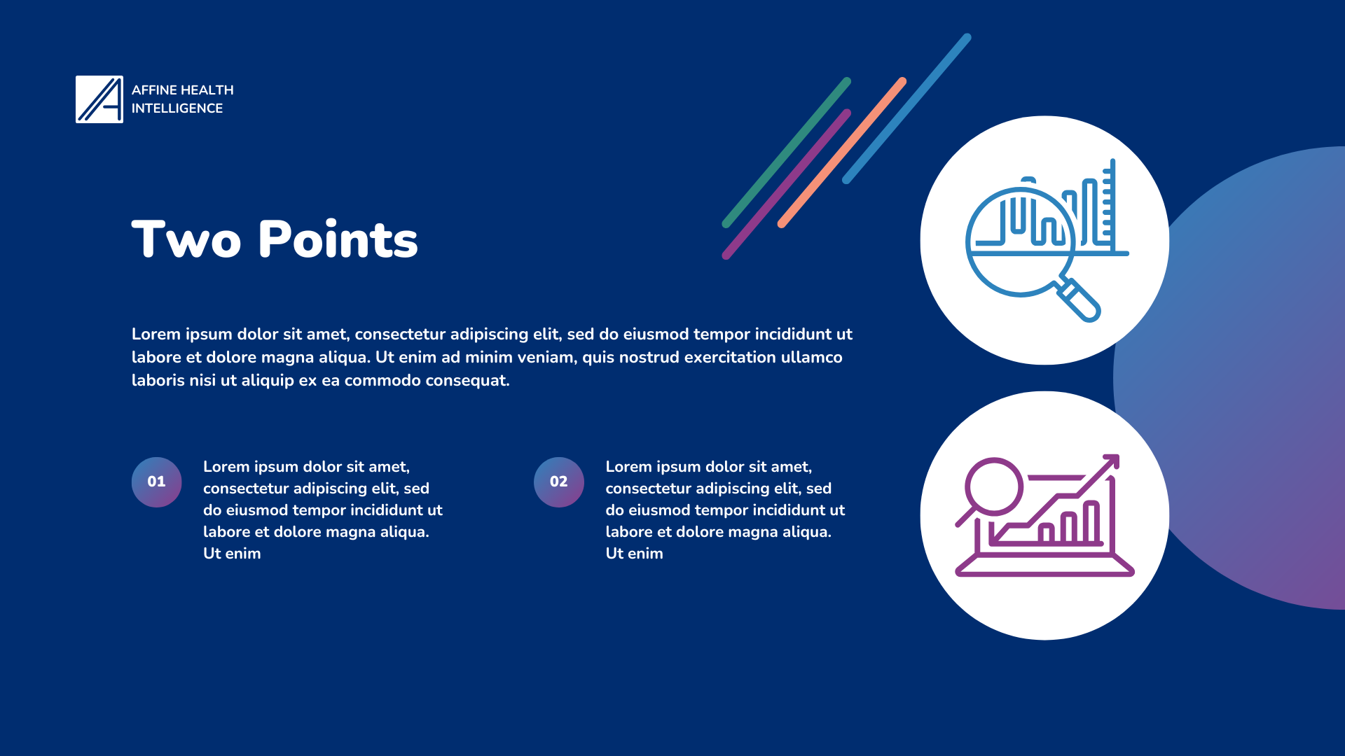 Healthcare Data Company Branding and Identity Design: Pitch Deck Design