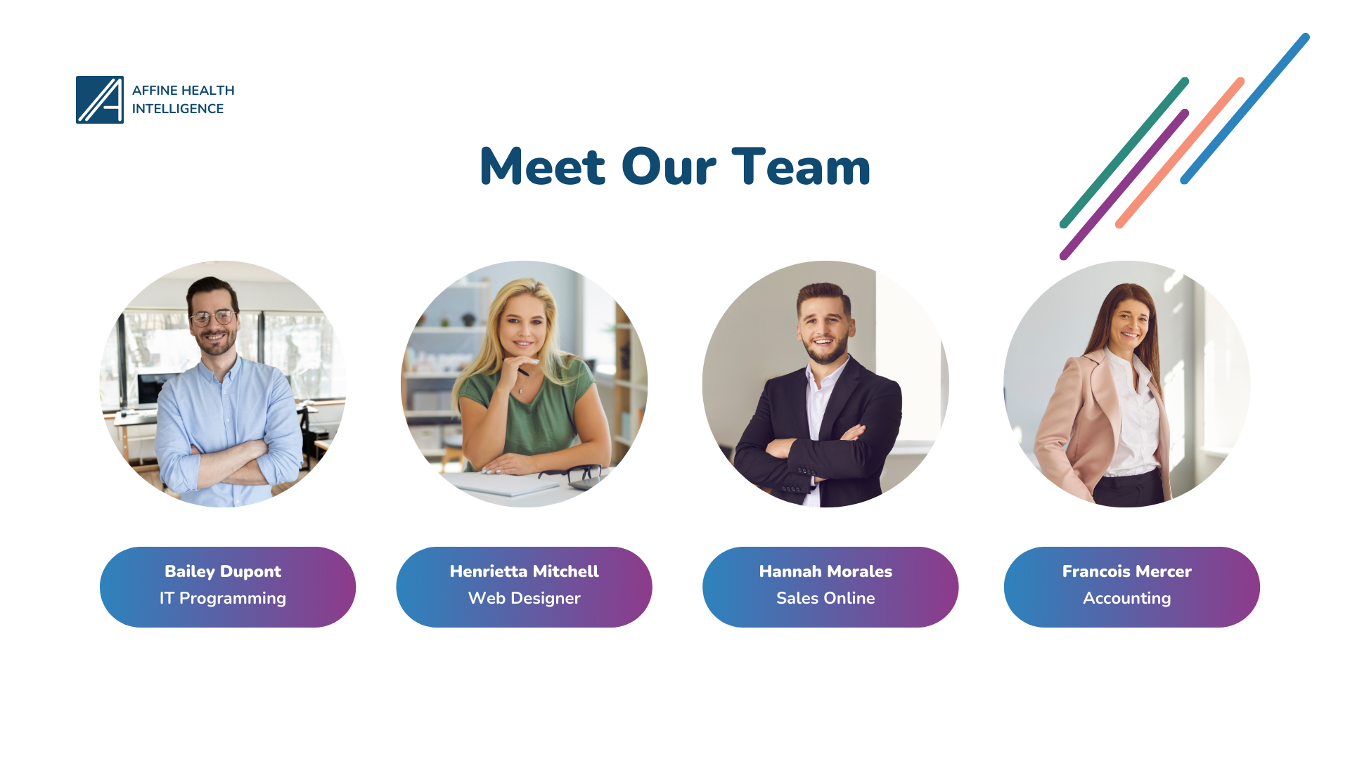 Healthcare Data Company Branding and Identity Design: Pitch Deck Design