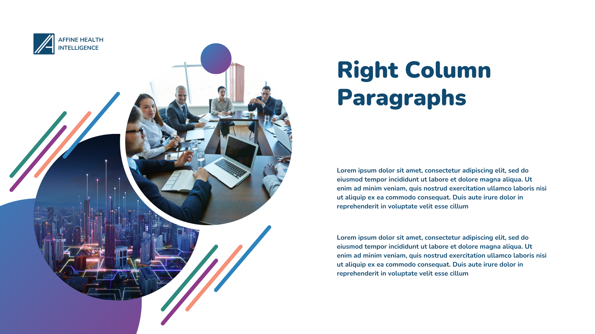 Healthcare Data Company Branding and Identity Design: Pitch Deck Design